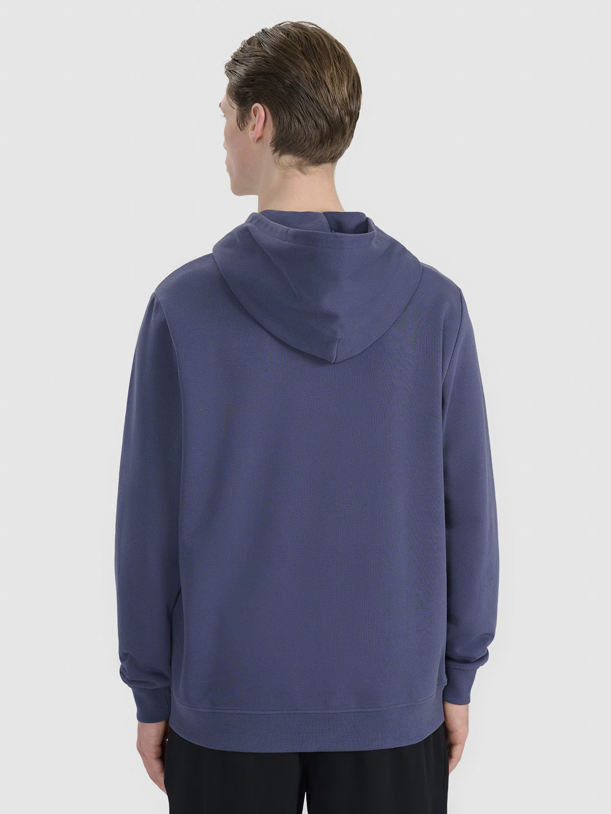 Bluza dresowa nierozpinana z kapturem męska