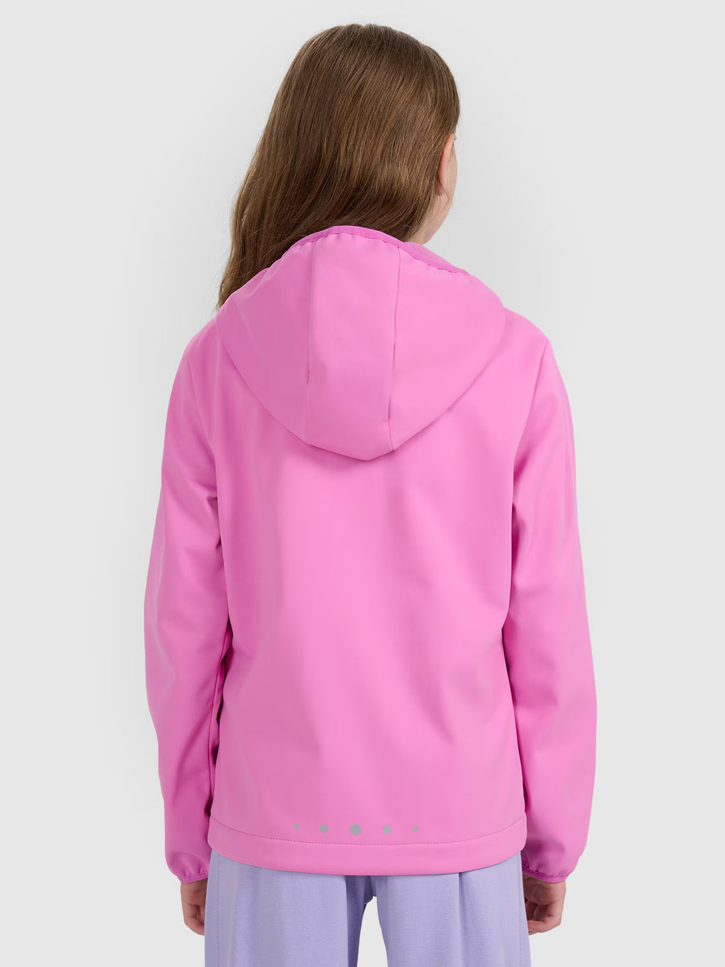 Kurtka softshell wiatroodporna membrana 5000 dziewczęca