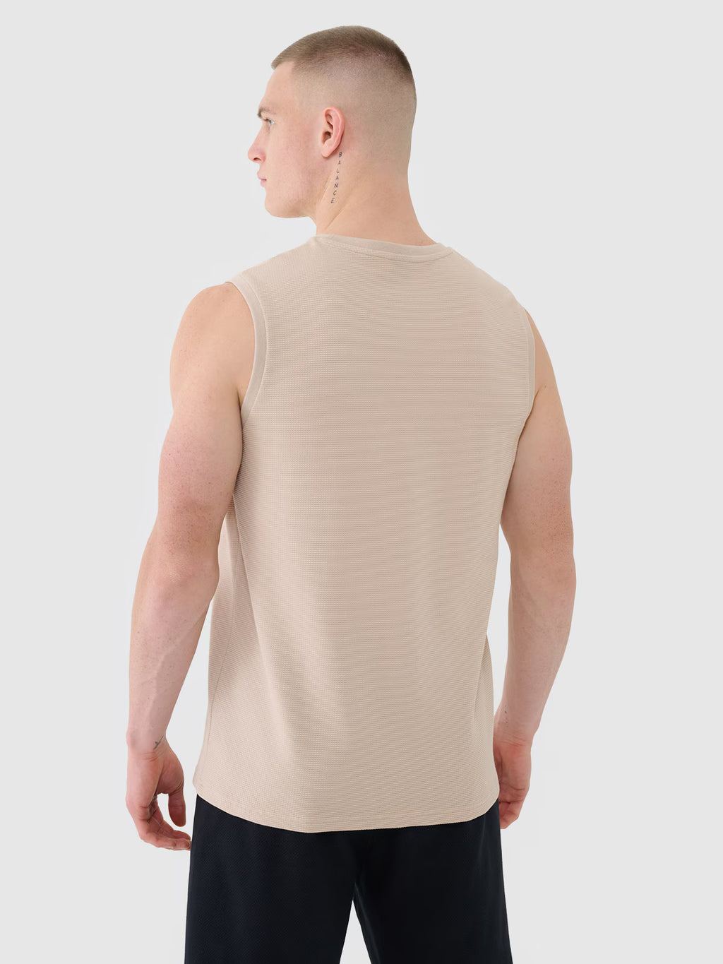 Tank top regular gładki męski
