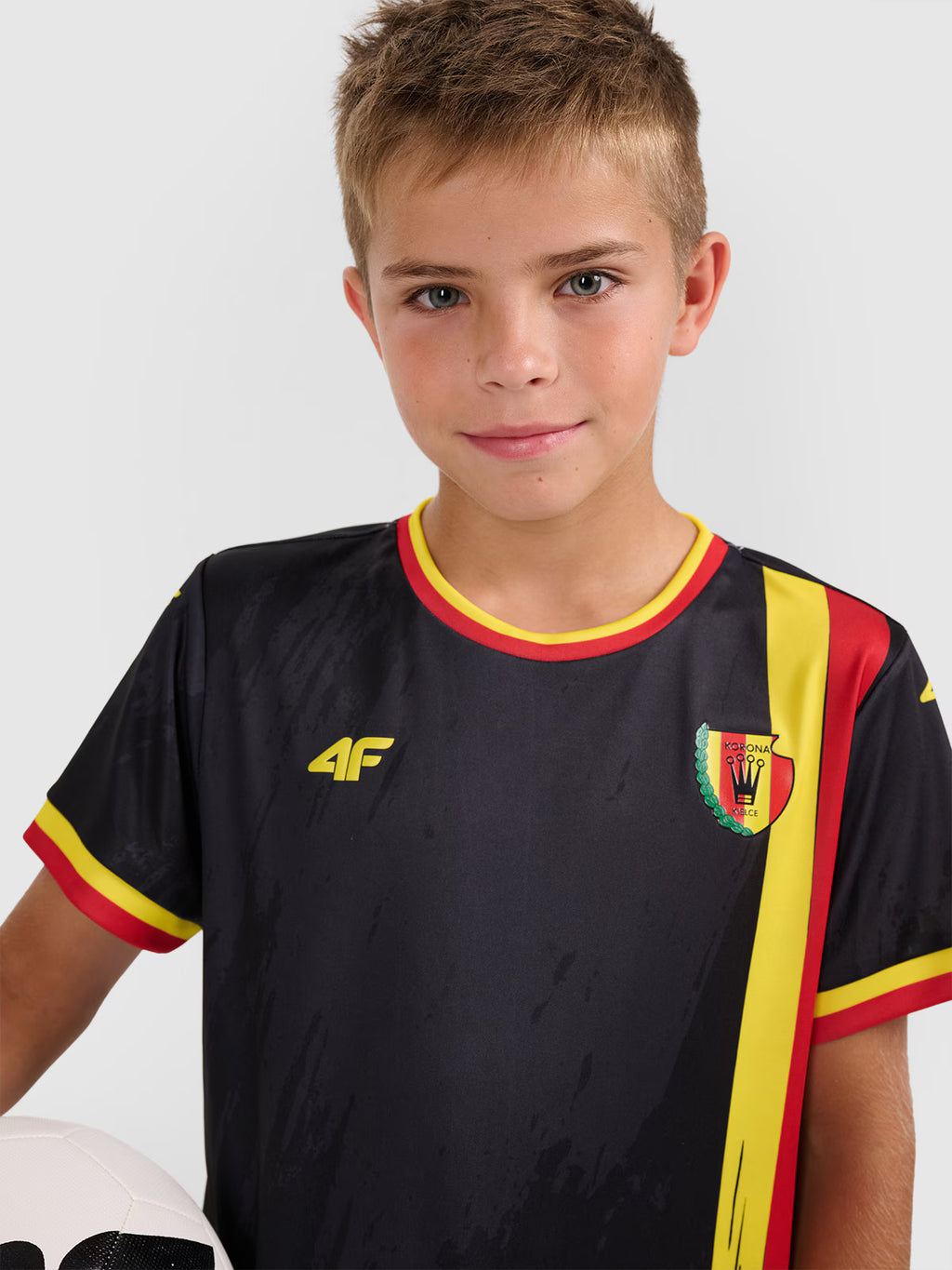 Koszulka klubowa domowa z sezonu 2025/26 dziecięca 4F x Korona Kielce