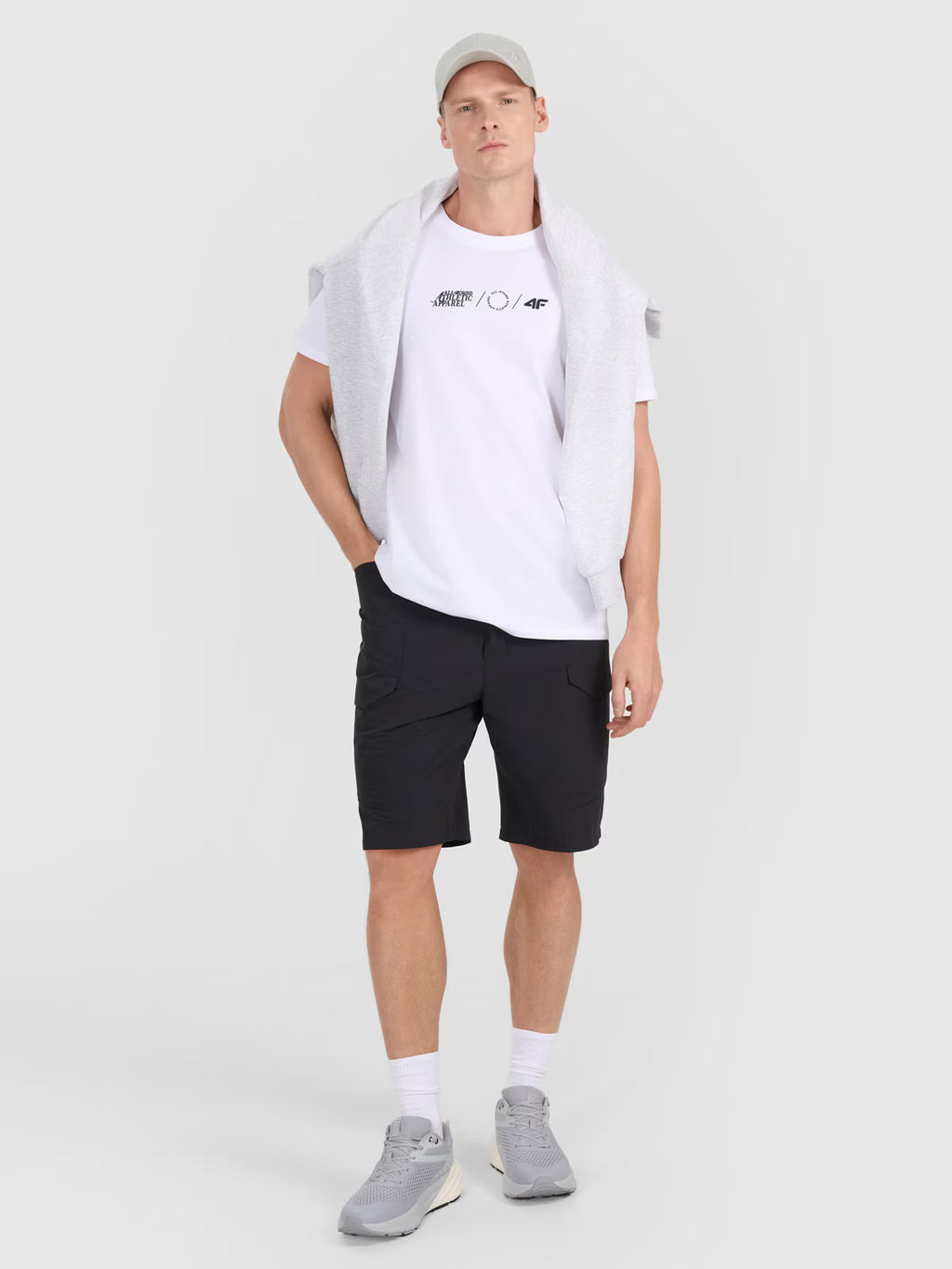 T-shirt regular z nadrukiem męski