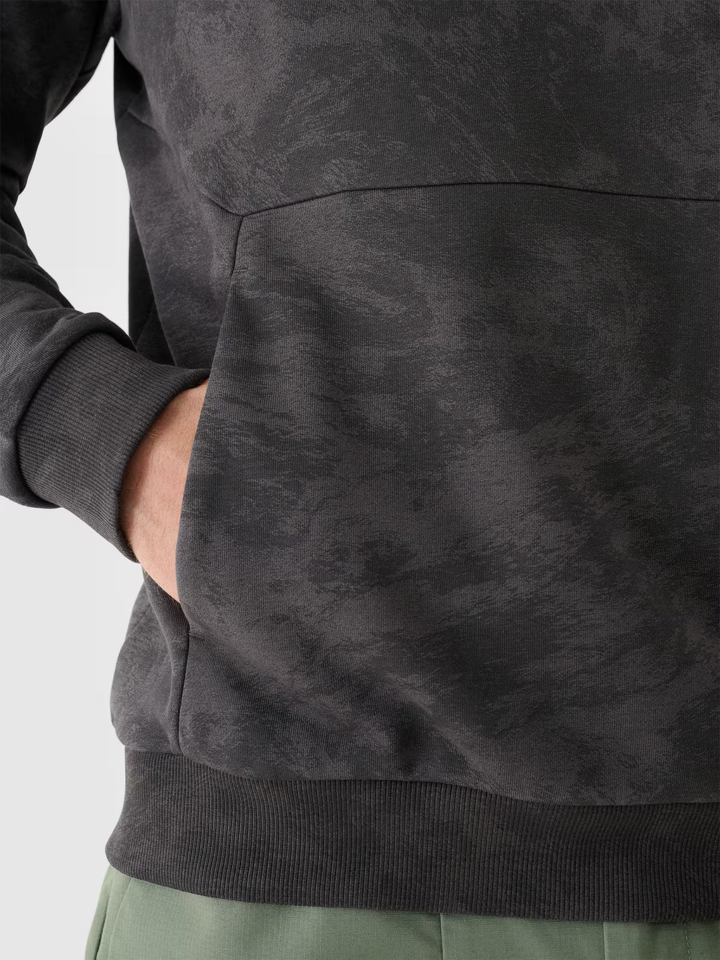 Bluza dresowa nierozpinana bez kaptura męska