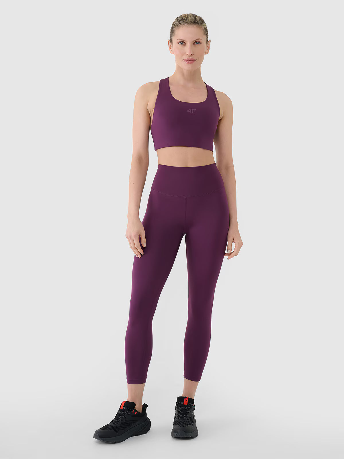 Legginsy treningowe 7/8 z wysokim stanem damskie