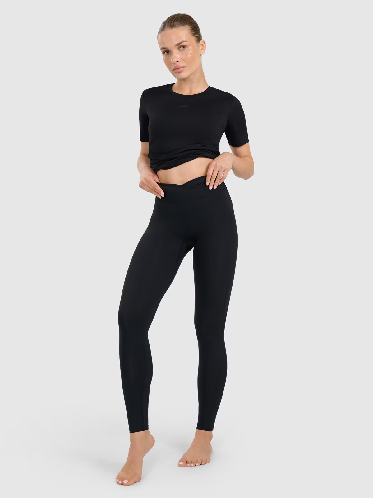 Legginsy do jogi i pilatesu szybkoschnące damskie