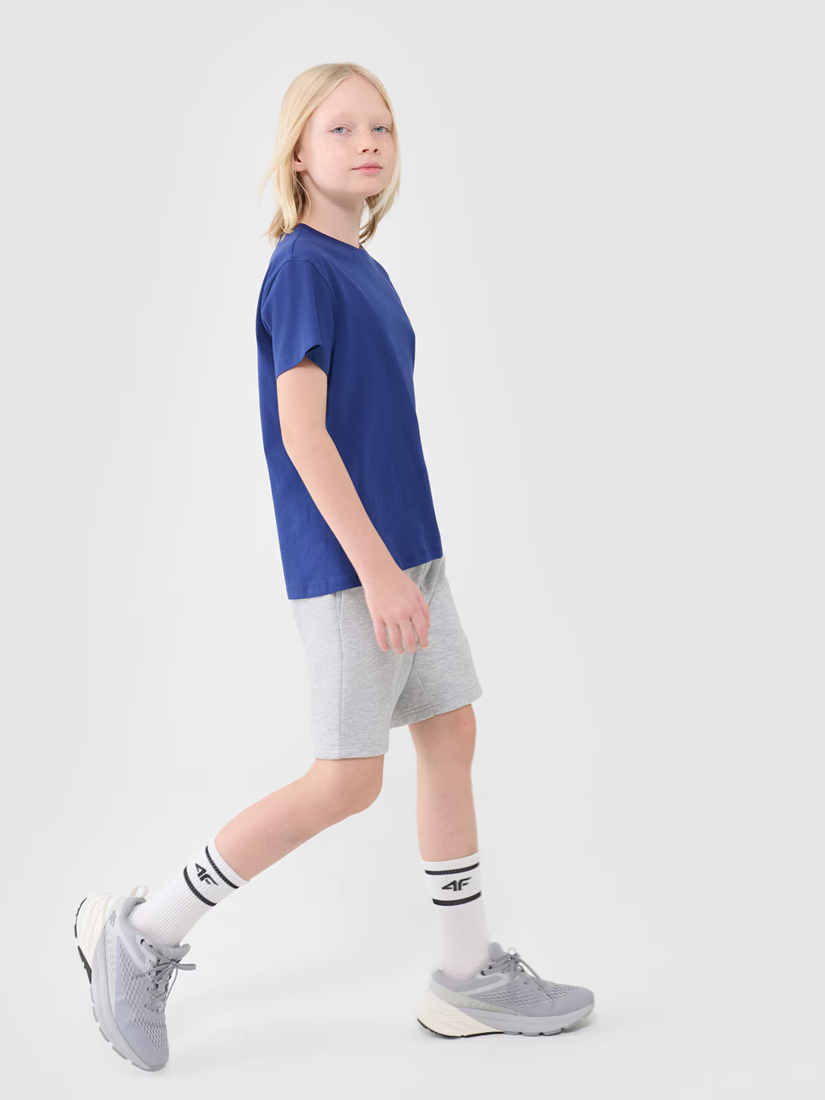 T-shirt oversize gładki chłopięcy
