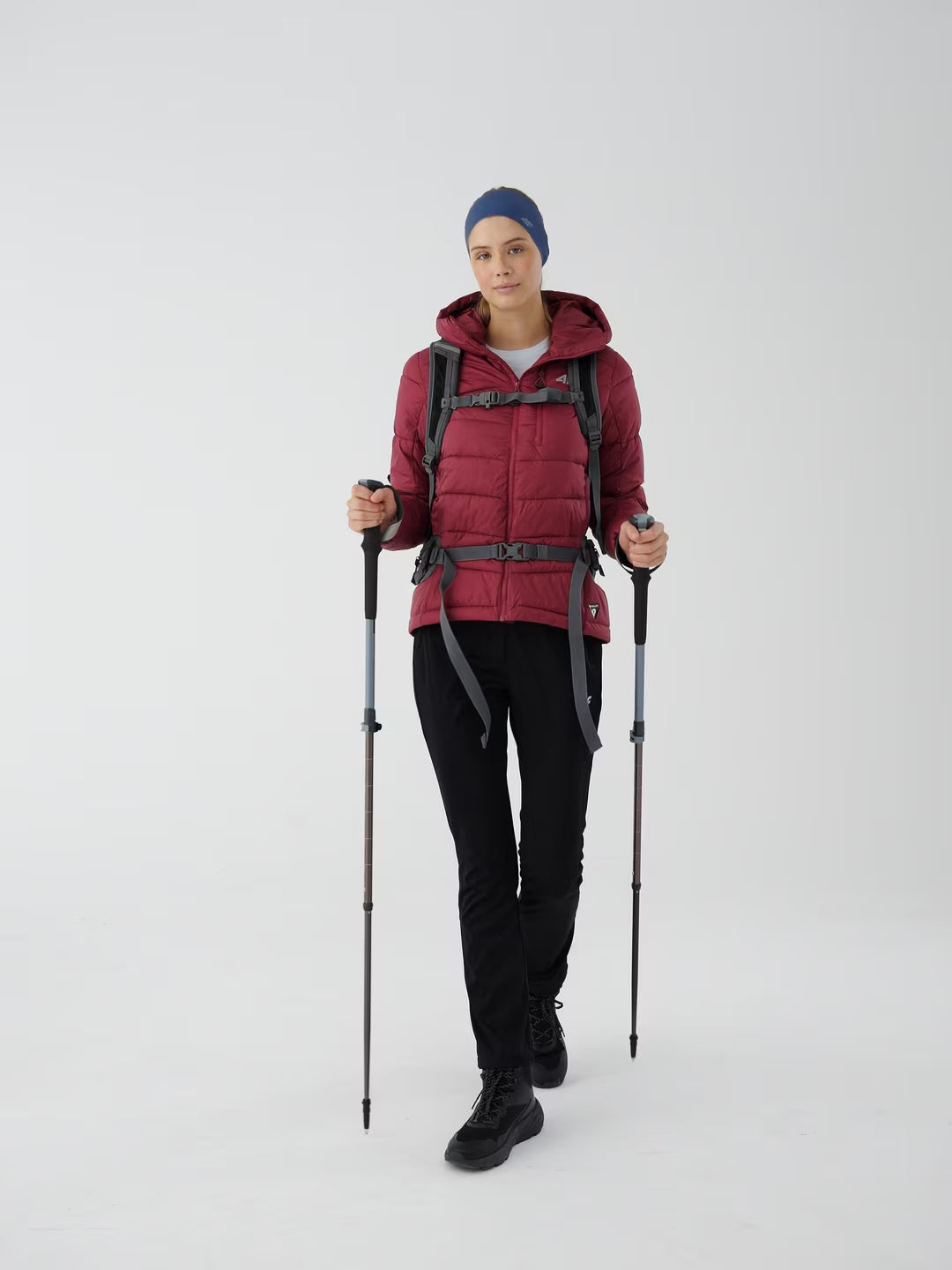 Kurtka puchowa trekkingowa z wypełnieniem Primaloft Silver damska