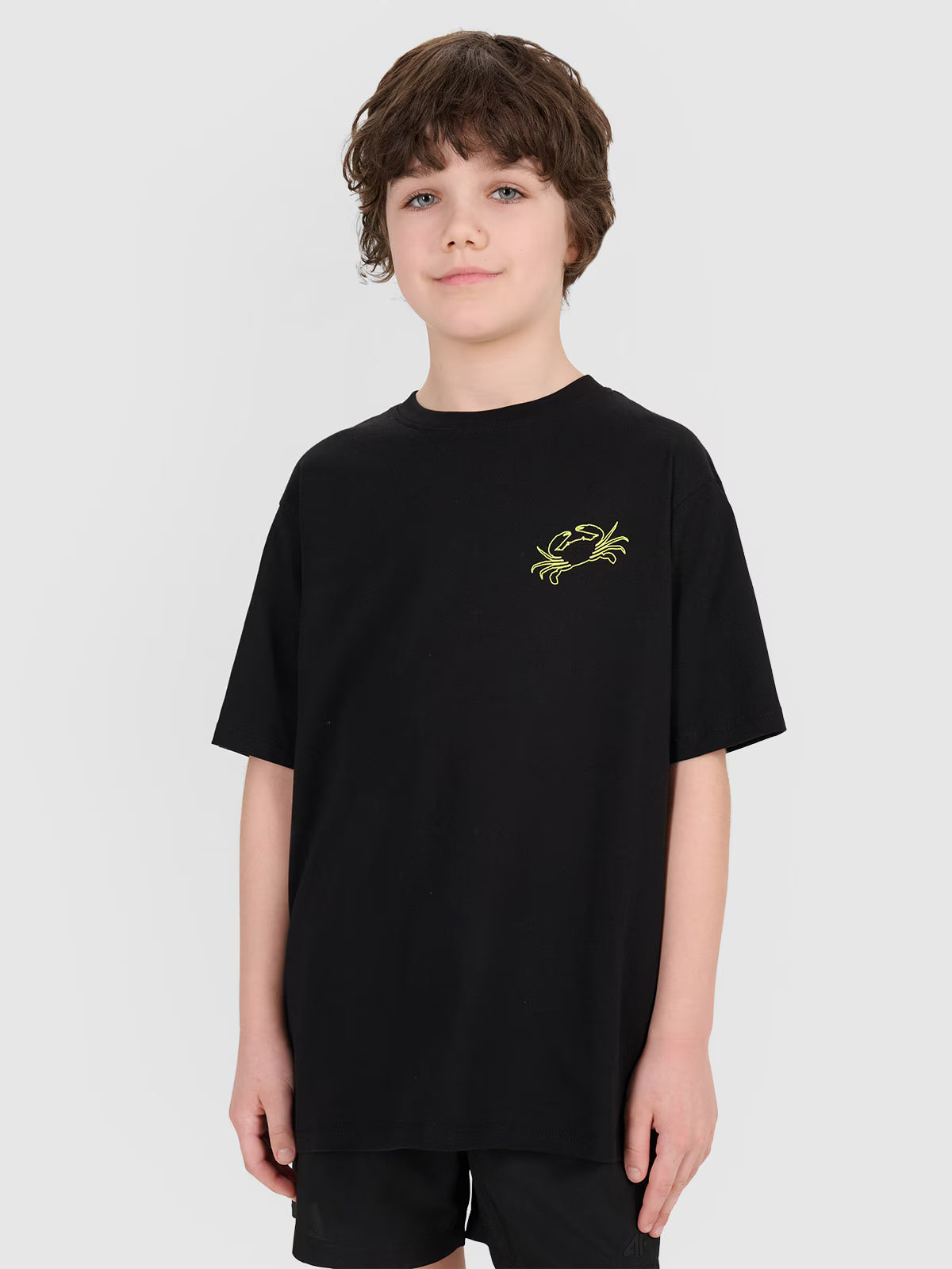 T-shirt oversize z nadrukiem chłopięcy
