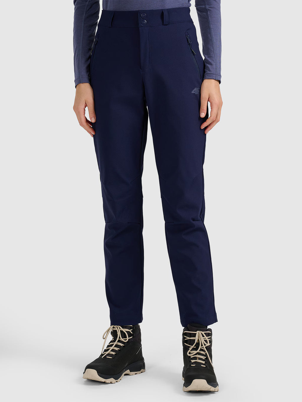 Spodnie trekkingowe softshell membrana 10000 damskie