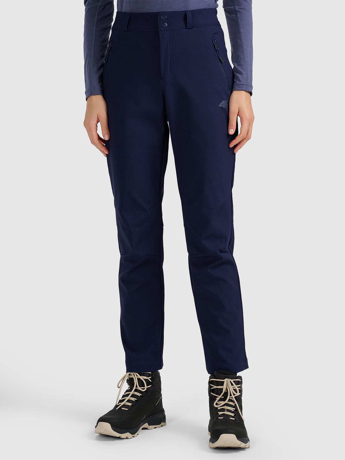 Spodnie trekkingowe softshell membrana 10000 damskie