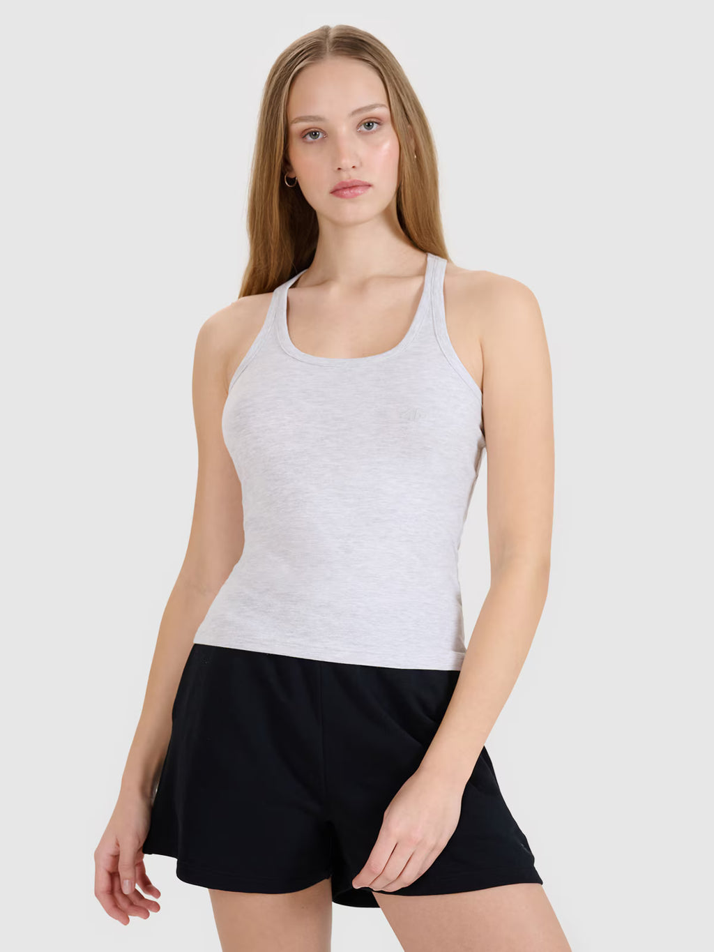 Top slim gładki damski