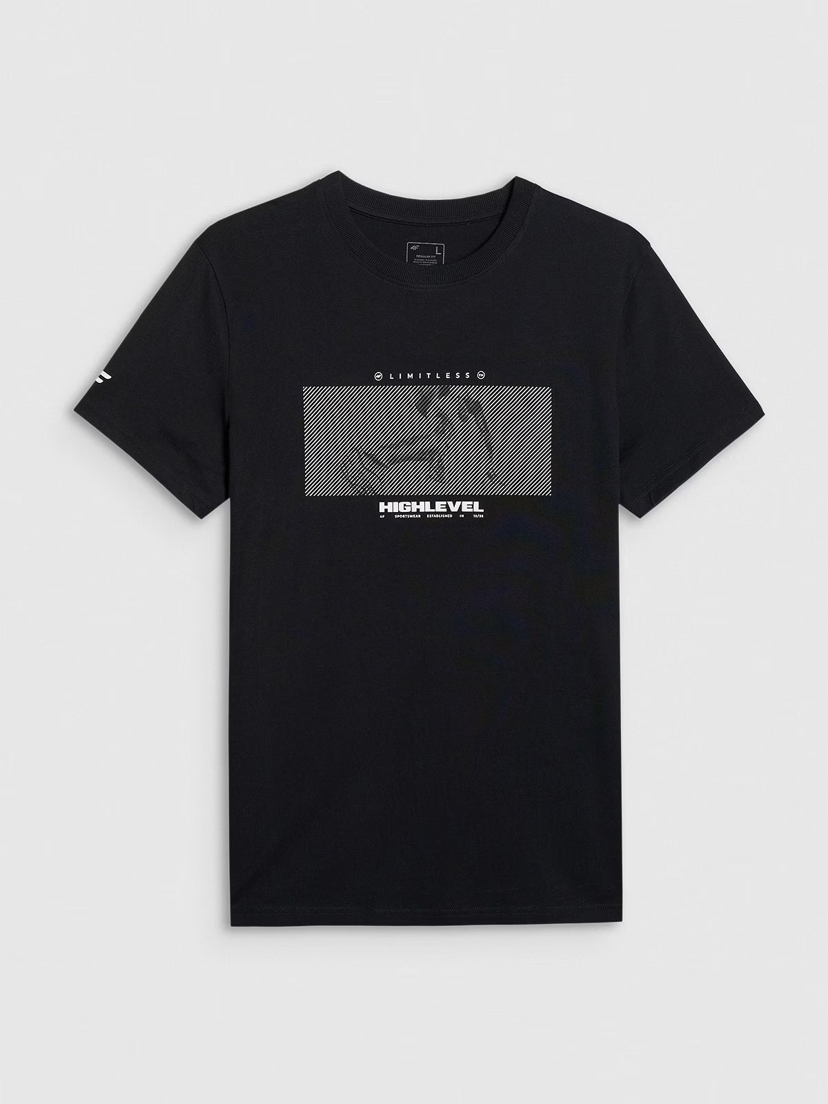 T-shirt regular z nadrukiem męski