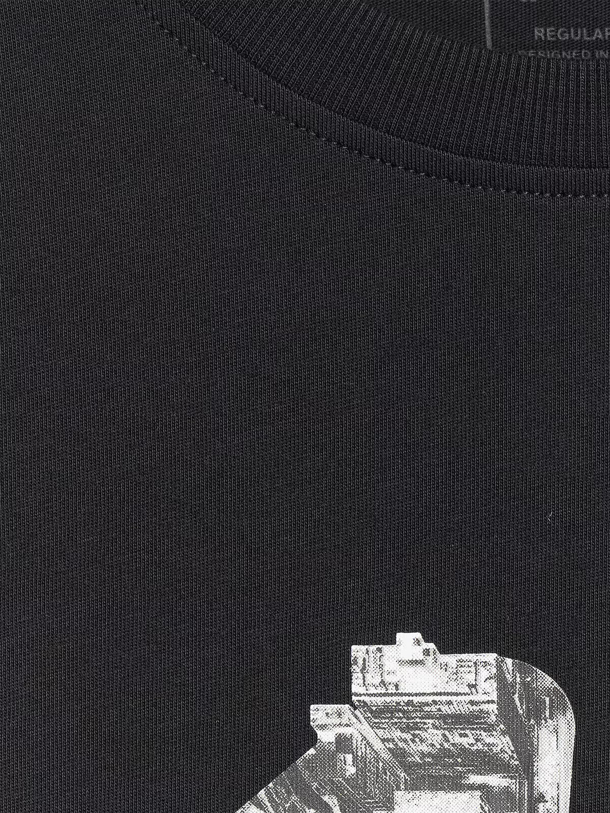 T-shirt regular z nadrukiem męski