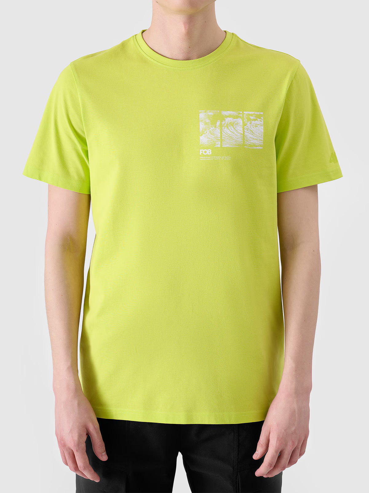 T-shirt regular z nadrukiem męski