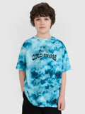 T-shirt oversize z nadrukiem chłopięcy