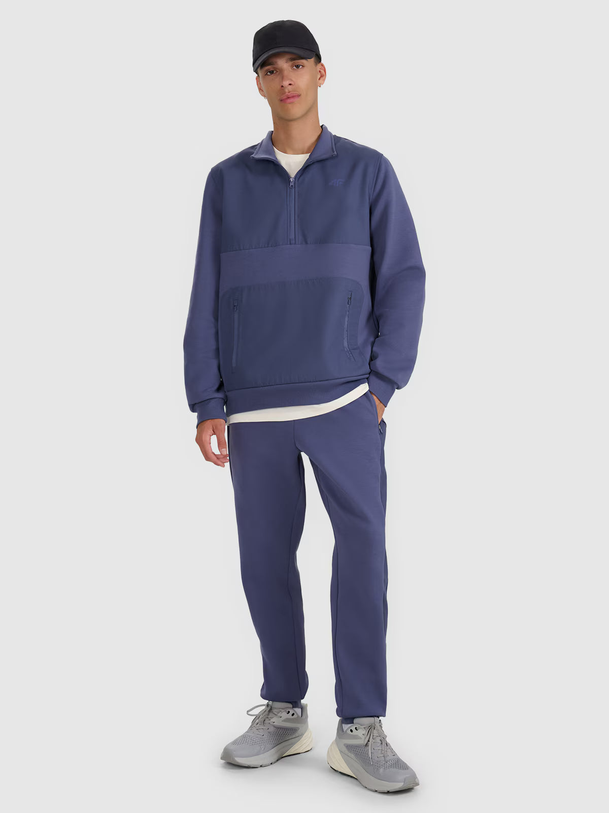 Bluza dresowa nierozpinana bez kaptura męska