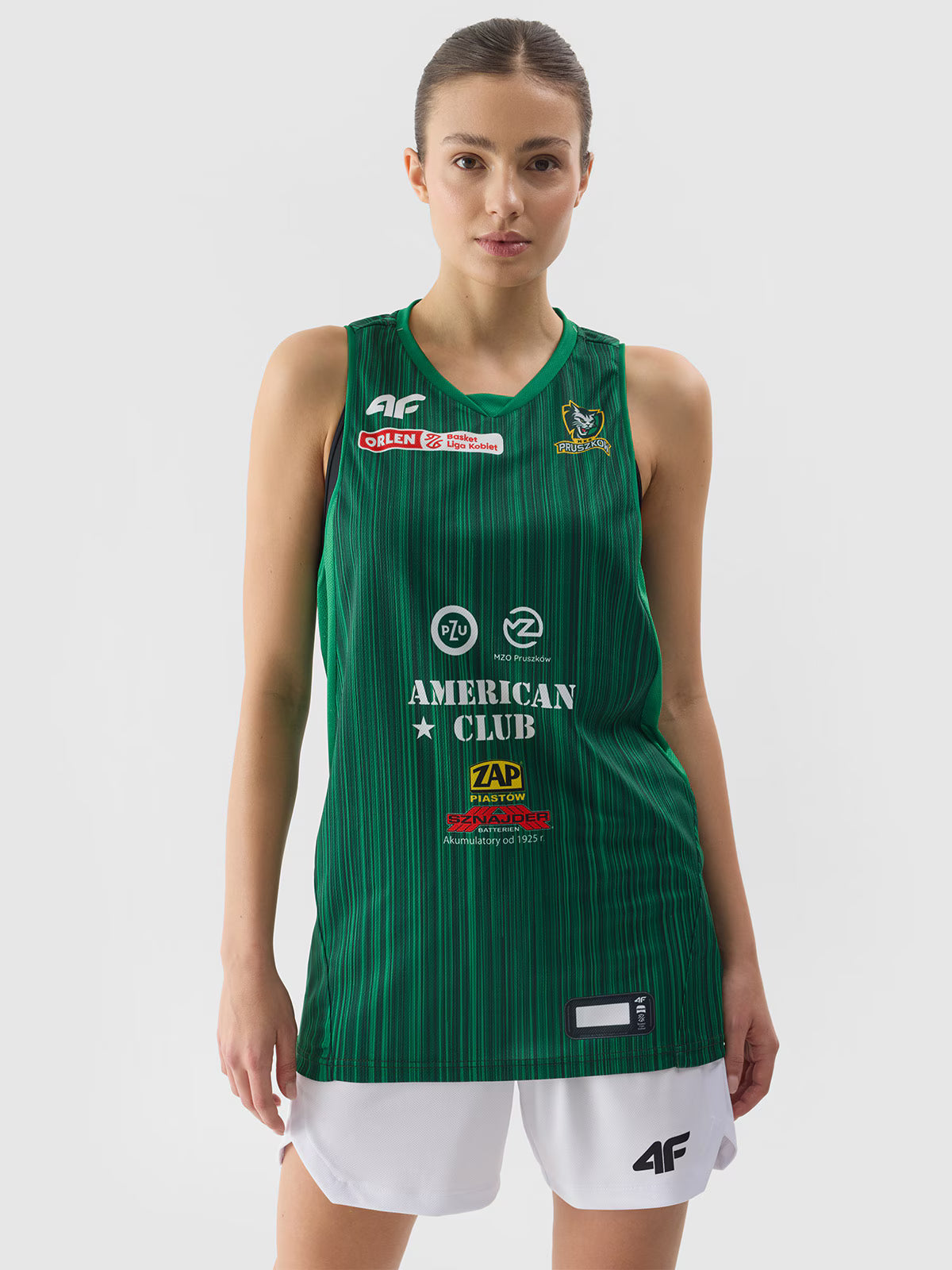 Koszulka replika domowa z sezonu 2023/24 damska 4F x MKS Pruszków