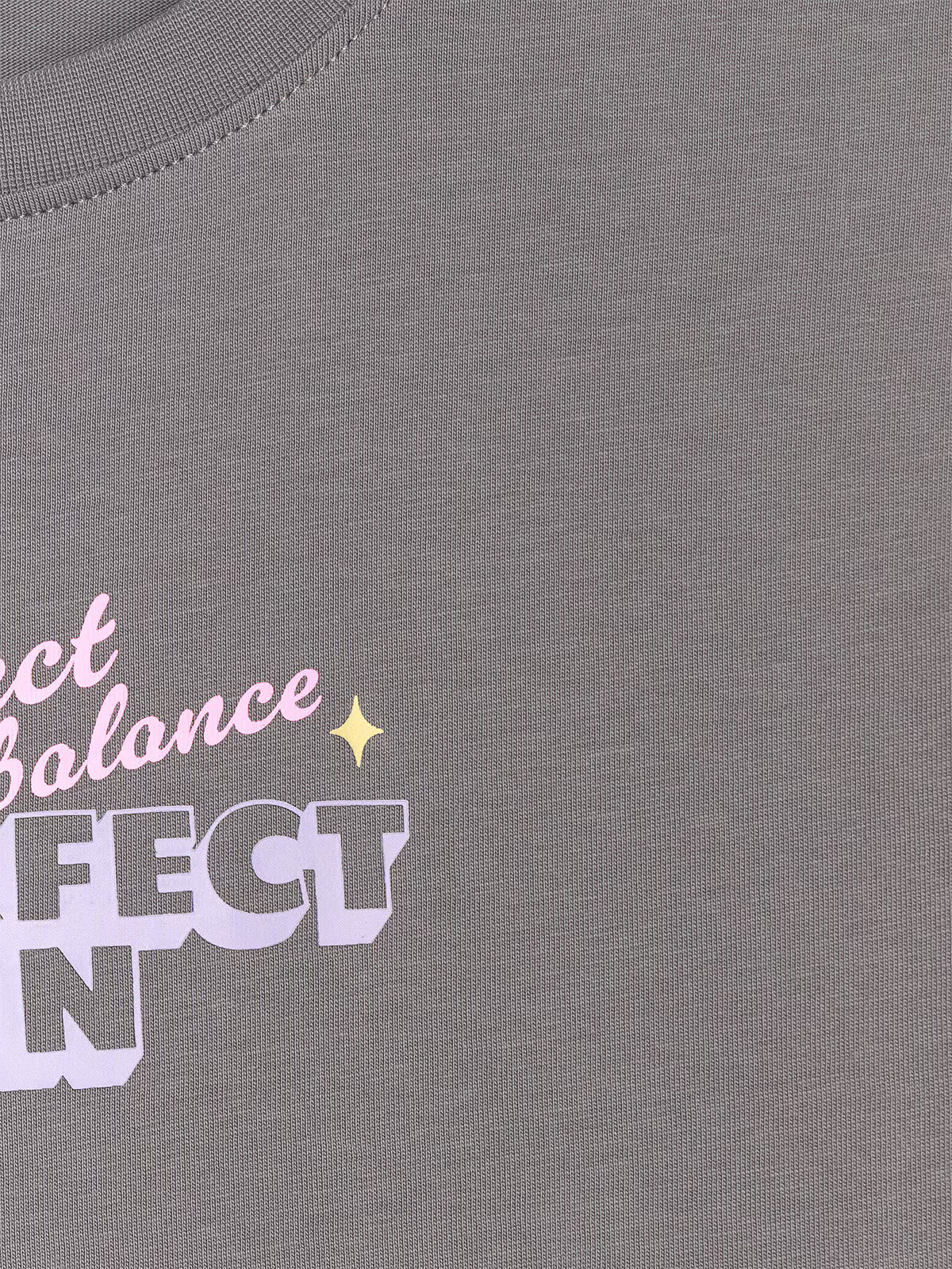 T-shirt oversize z nadrukiem dziewczęcy