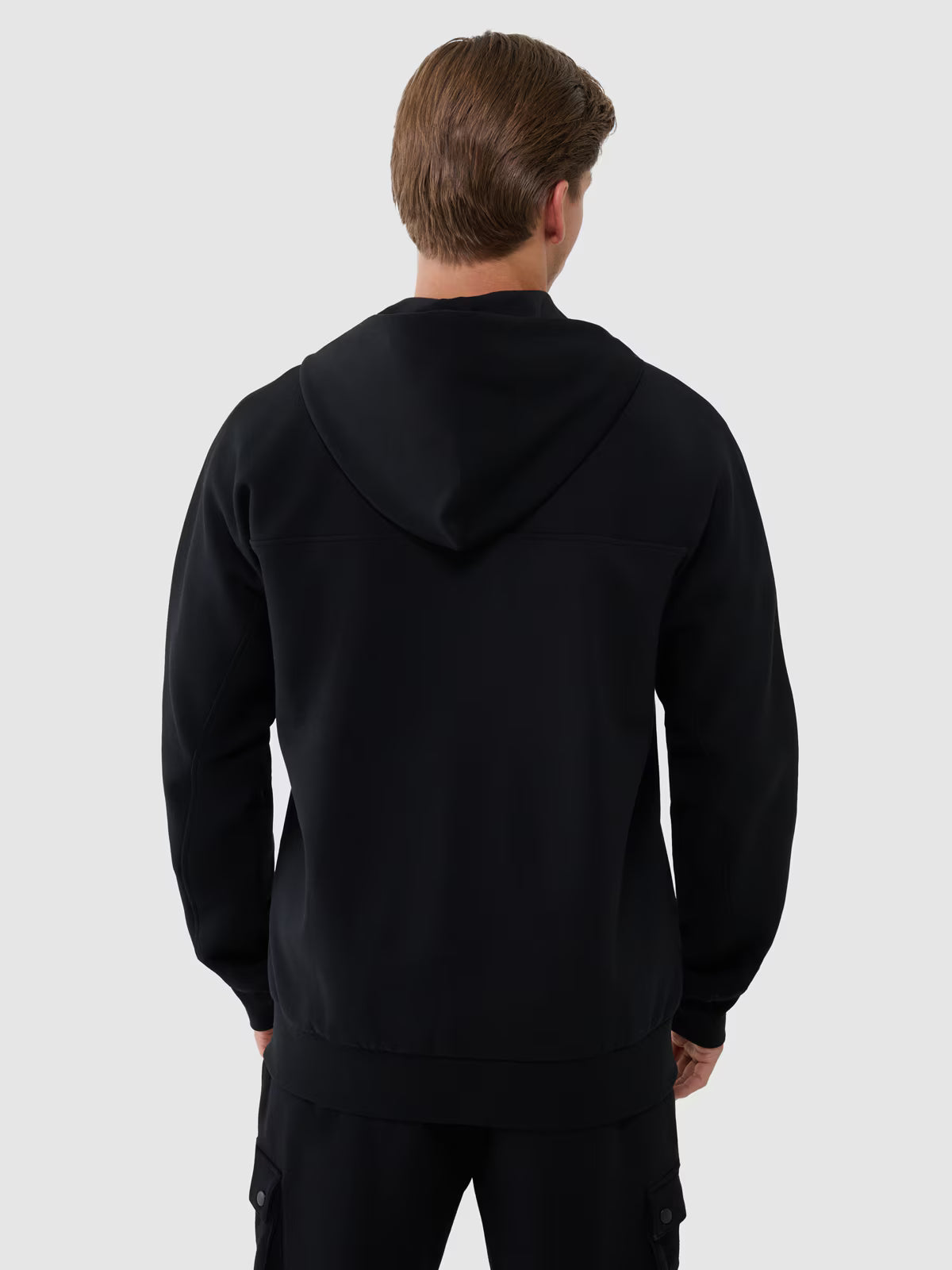 Bluza dresowa rozpinana z kapturem męska
