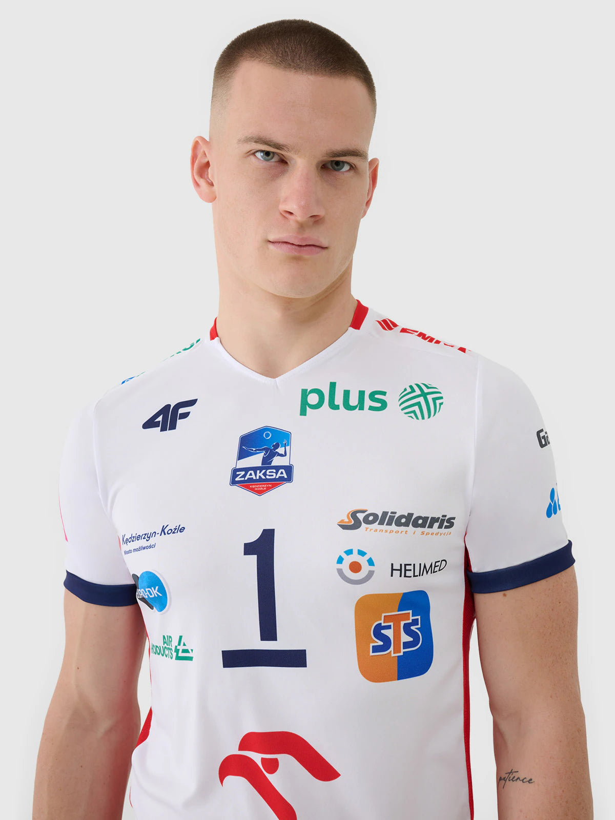 Koszulka meczowa replika domowa z sezonu 2024/25 męska 4F x Zaksa Kędzierzyn Koźle - Kurek