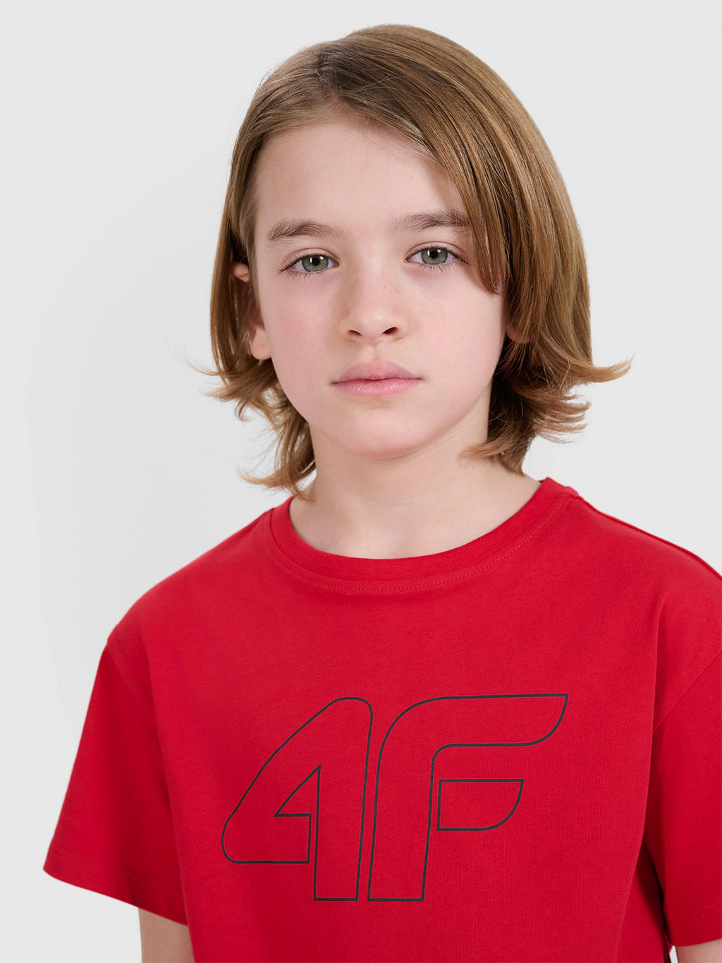 T-shirt oversize z nadrukiem chłopięcy