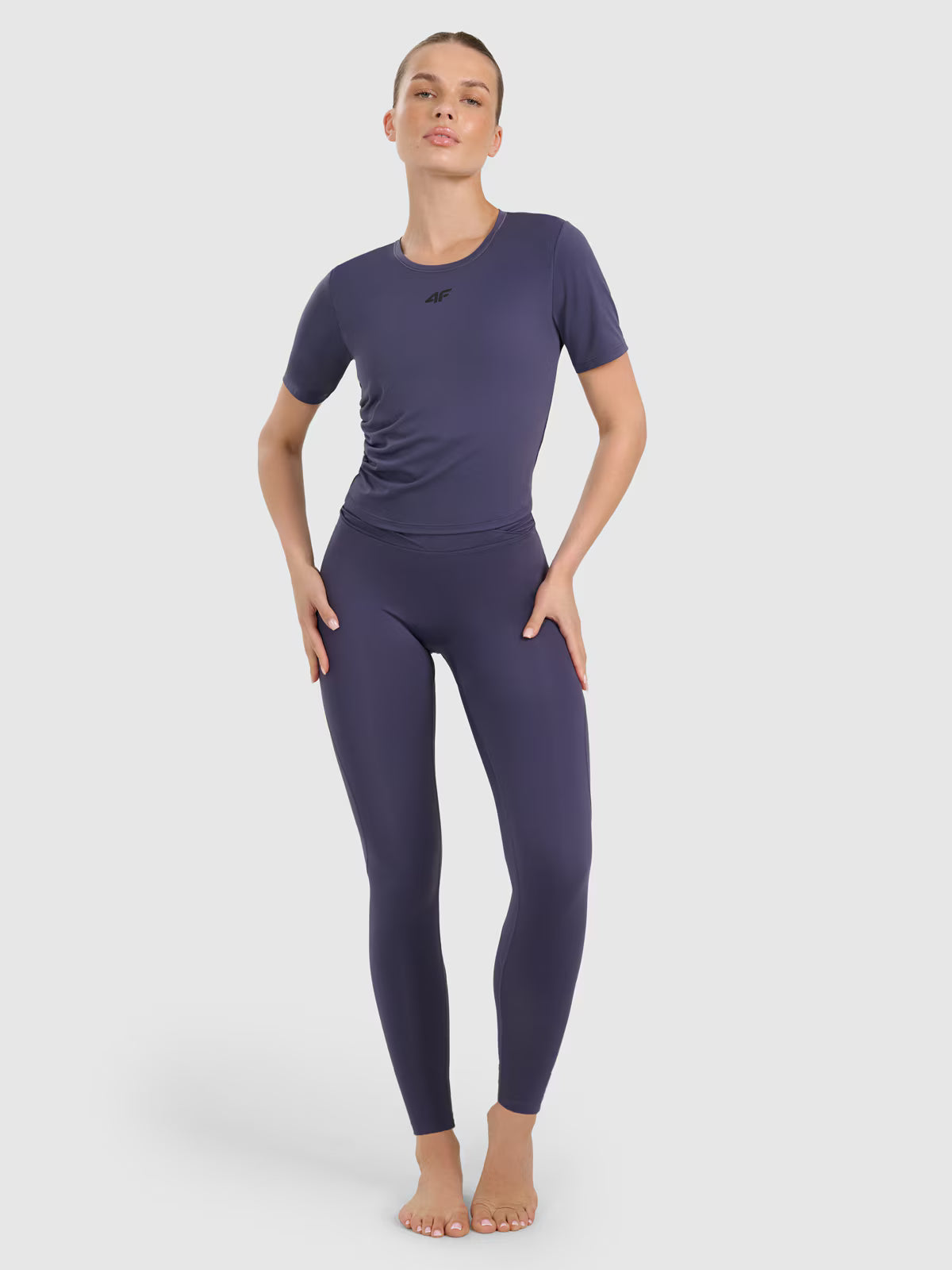 Legginsy do jogi i pilatesu szybkoschnące damskie