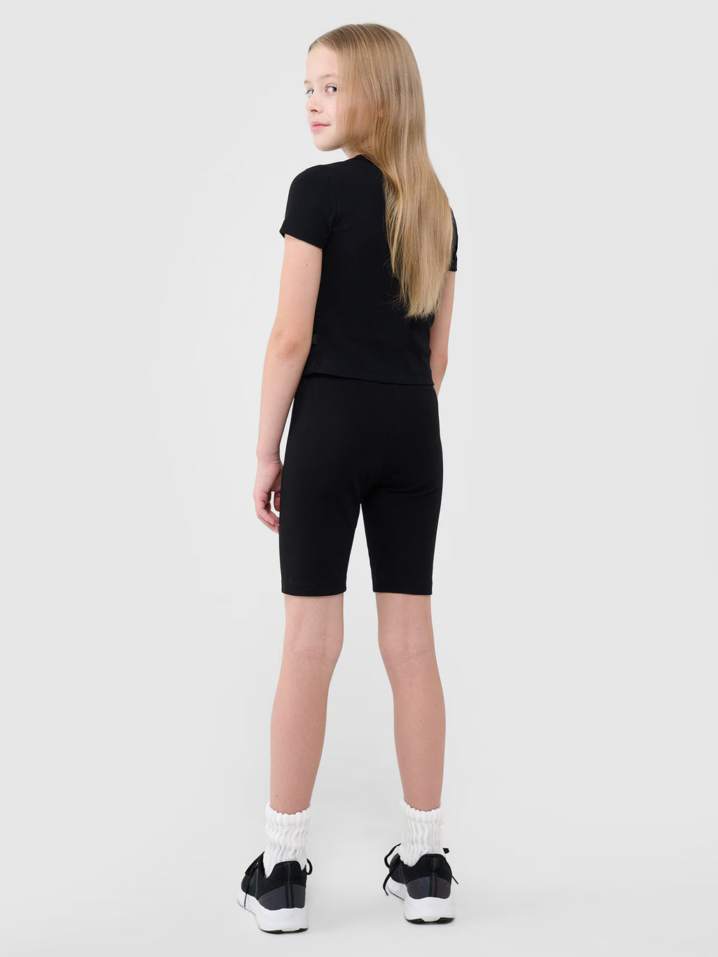 Legginsy kolarki dzianinowe dziewczęce