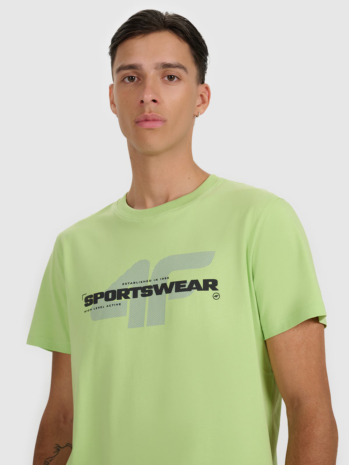 T-shirt regular z nadrukiem męski