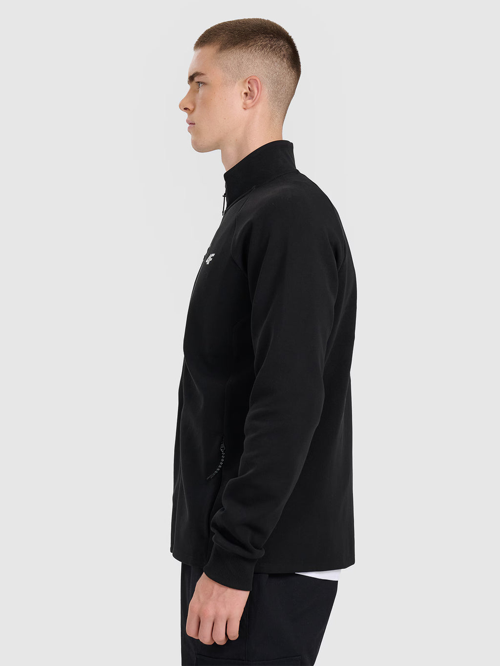 Bluza dresowa rozpinana bez kaptura męska
