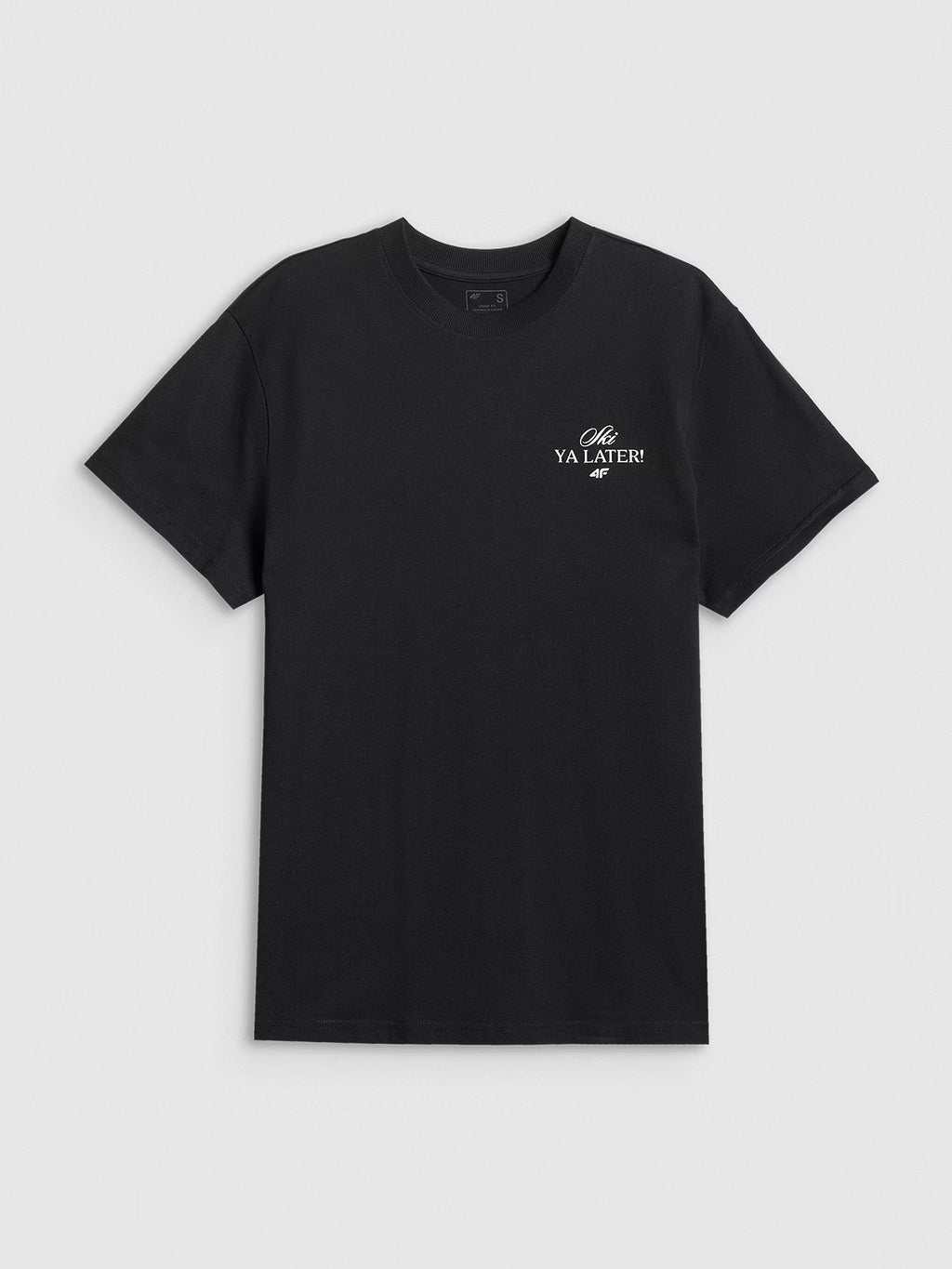 T-shirt loose z nadrukiem damski