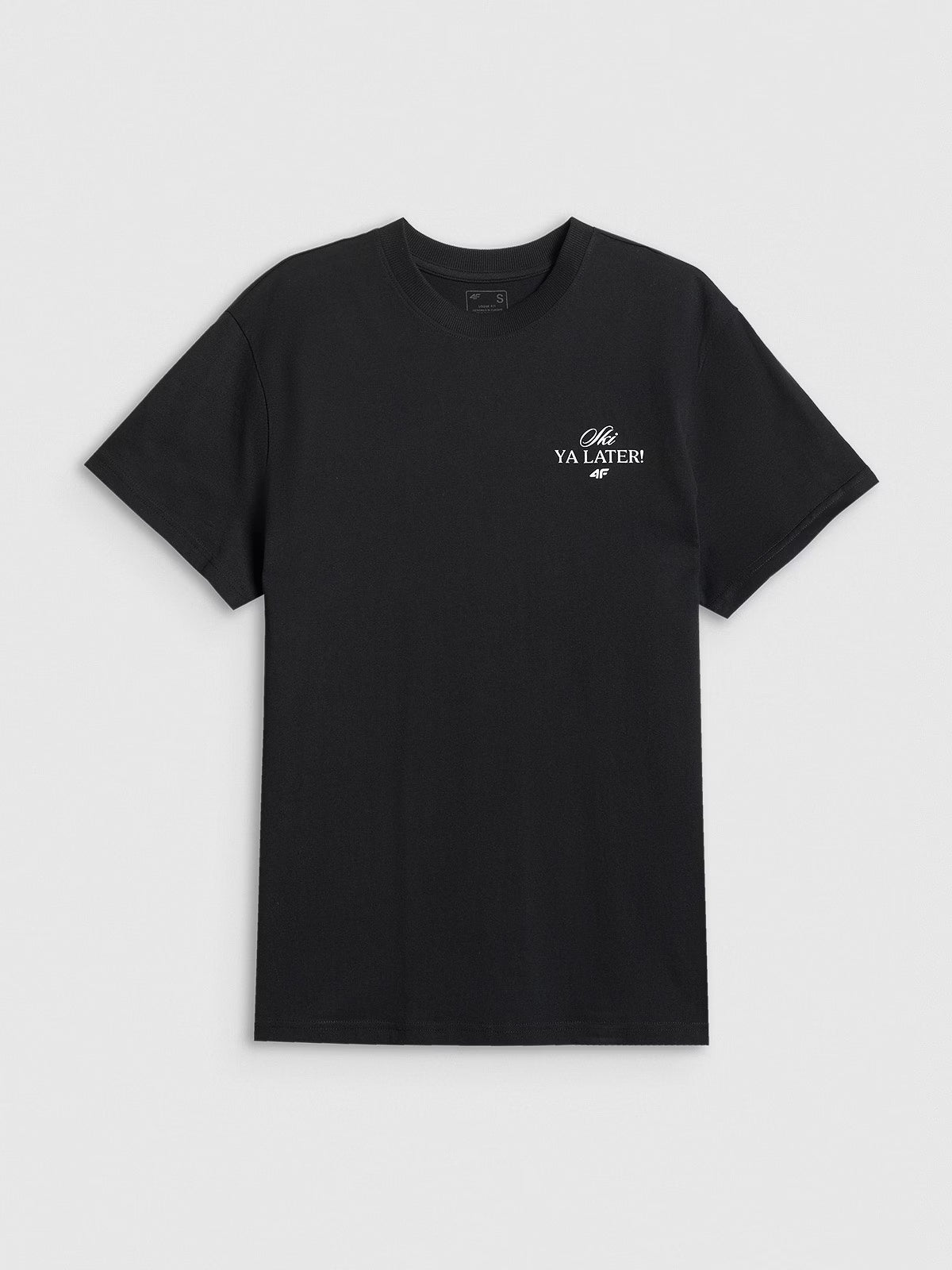 T-shirt loose z nadrukiem damski