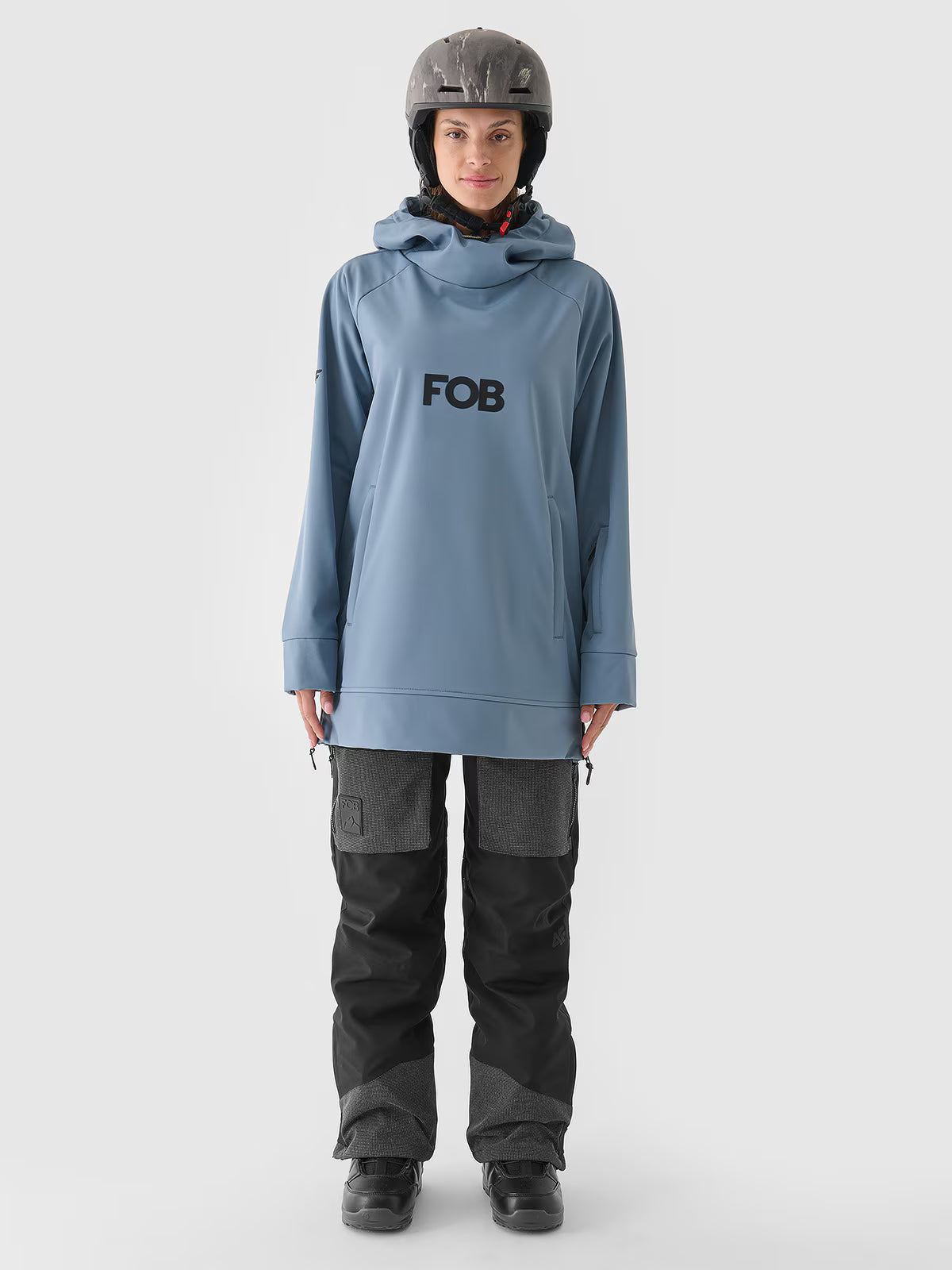 Bluza snowboardowa z softshellu membrana 5000 damska