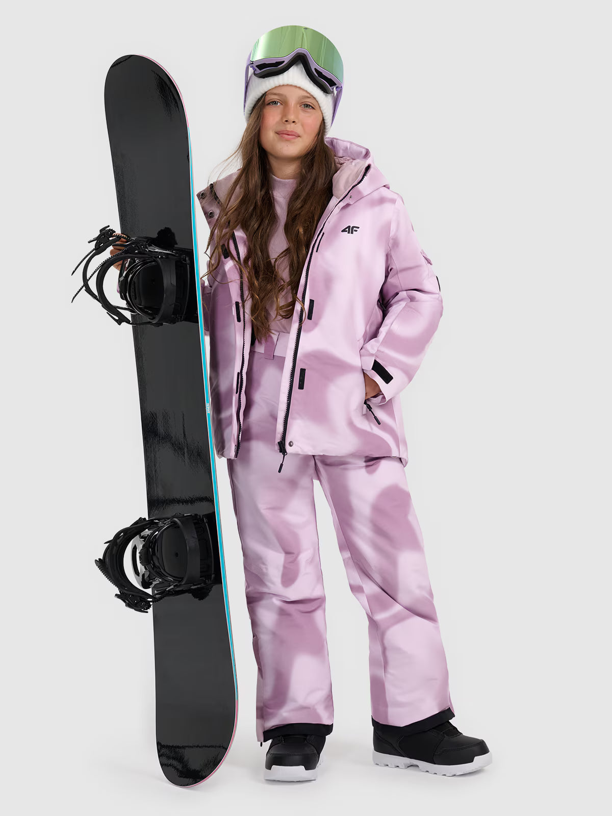 Spodnie snowboardowe membrana 10000 dziewczęce