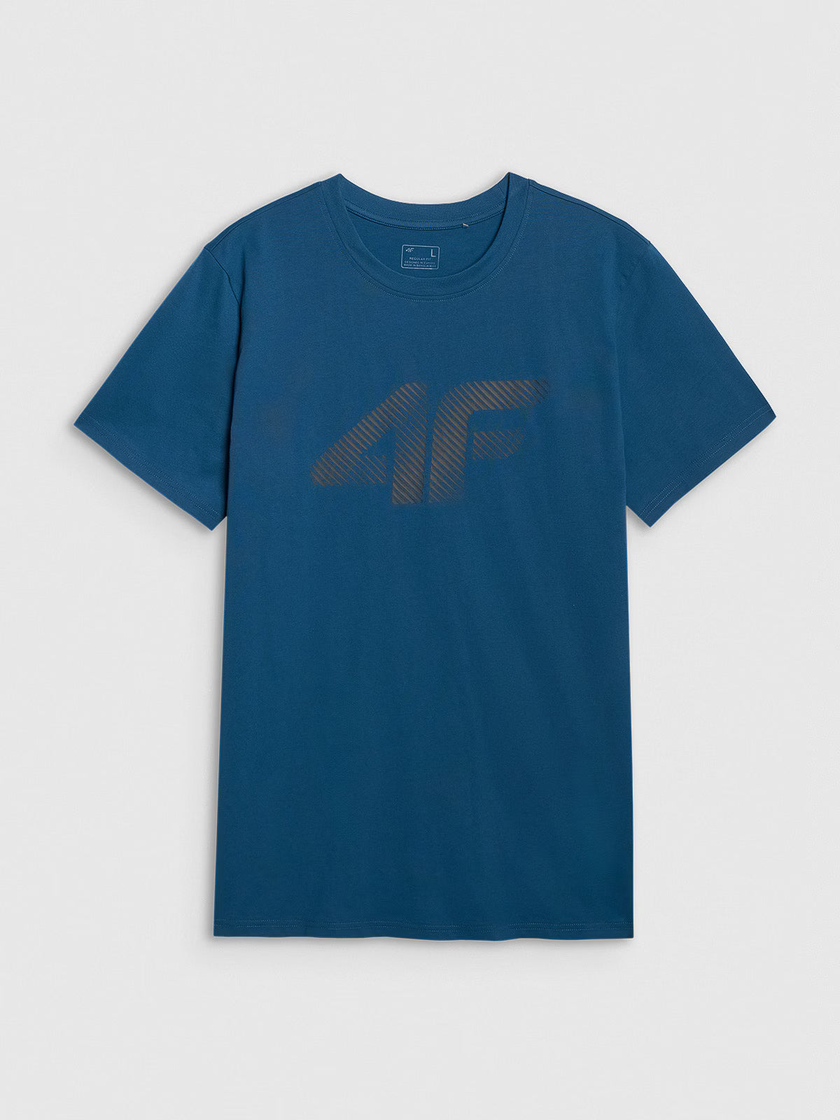 T-shirt regular z nadrukiem męski