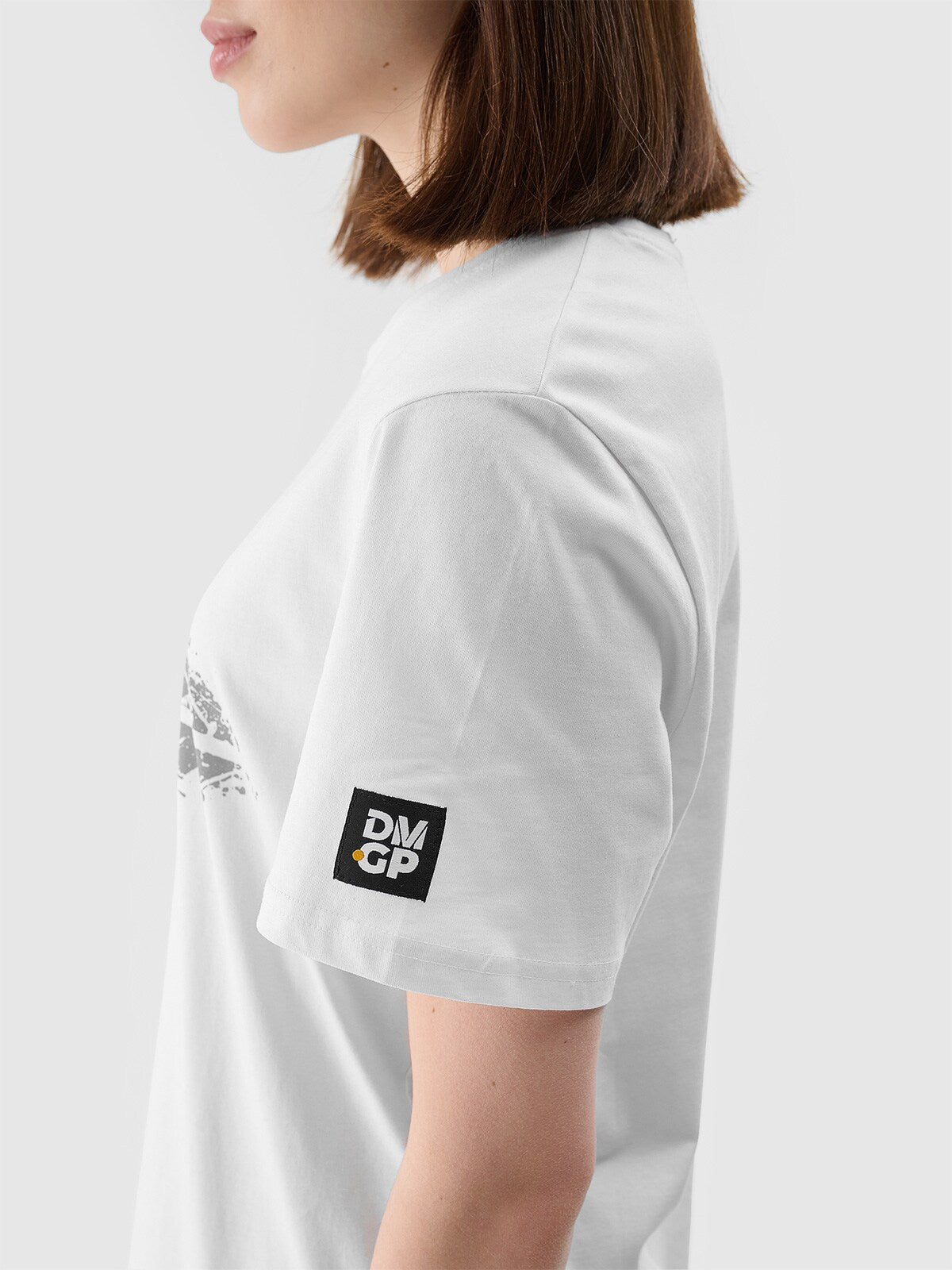 T-shirt regular z nadrukiem uniseks 4F x Drift Masters