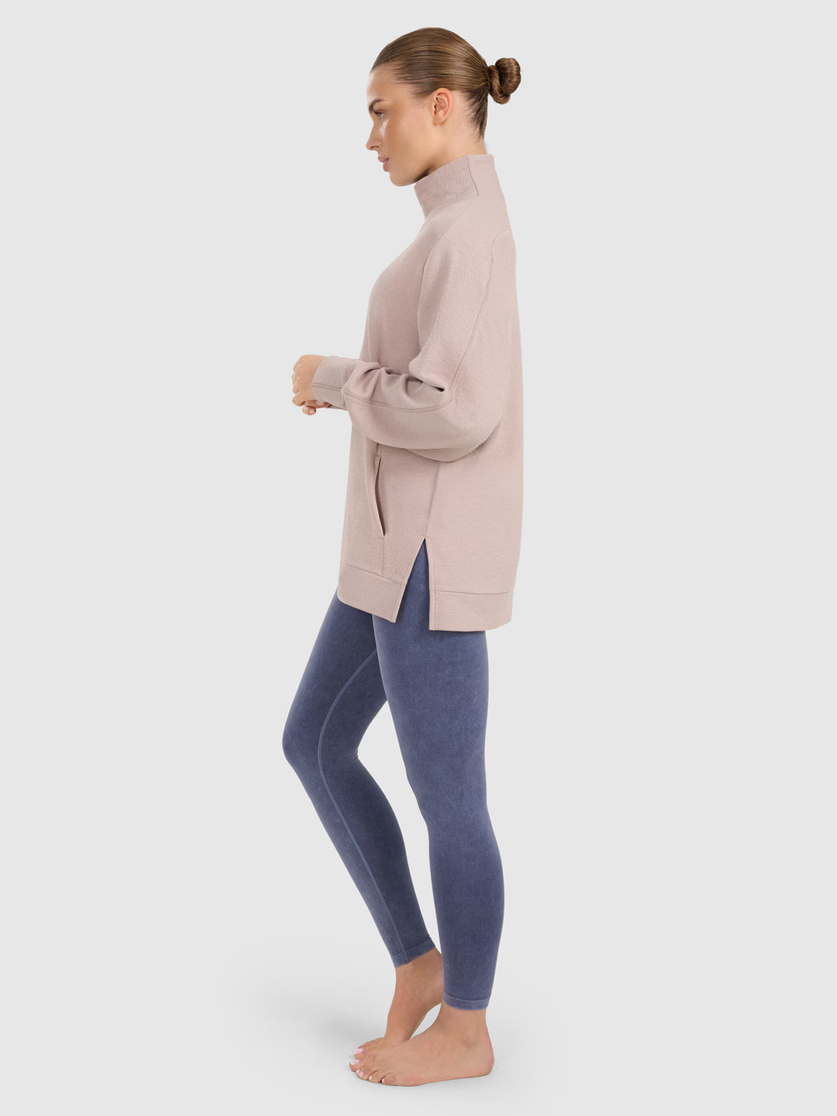 Bluza dresowa do jogi i pilatesu damska