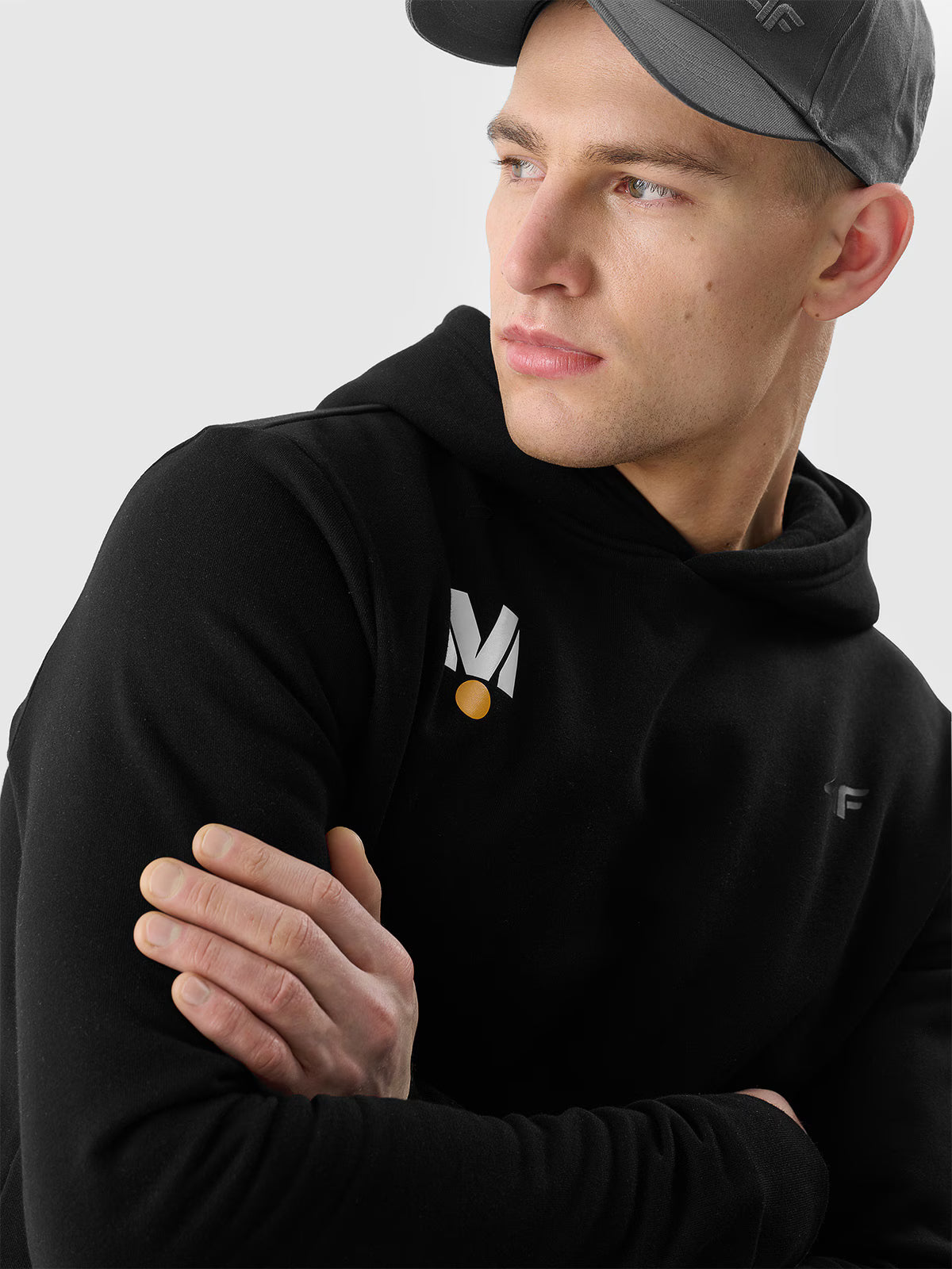 Bluza dresowa nierozpinana z kapturem uniseks 4F x Drift Masters