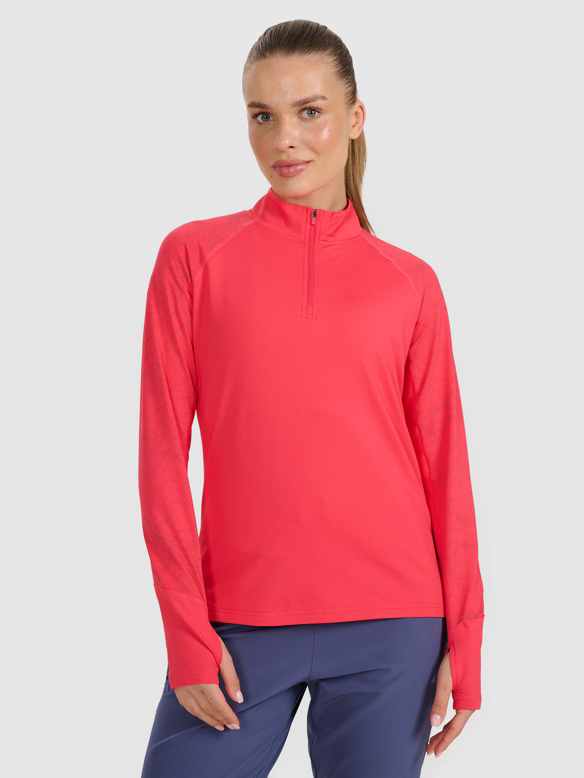 Bluza do biegania regular szybkoschnąca damska