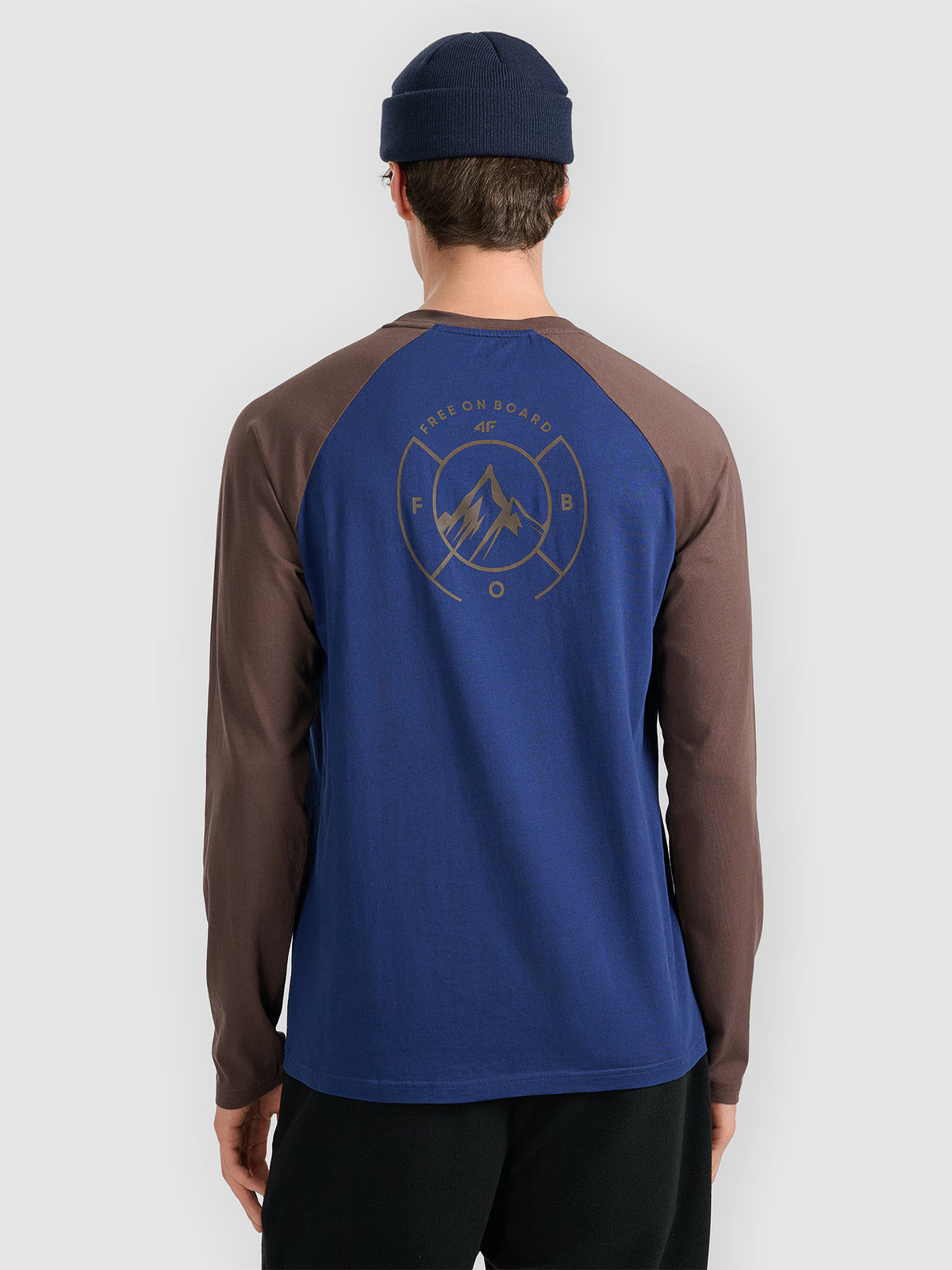 Longsleeve regular z nadrukiem męski
