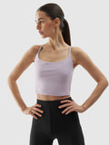 Crop top do jogi i pilatesu z materiału z recyklingu damski