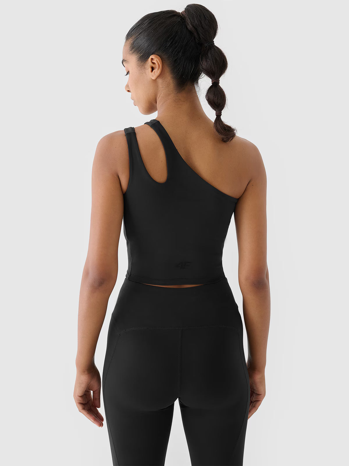 Crop top treningowy na jedno ramię 4F x Anna Lewandowska