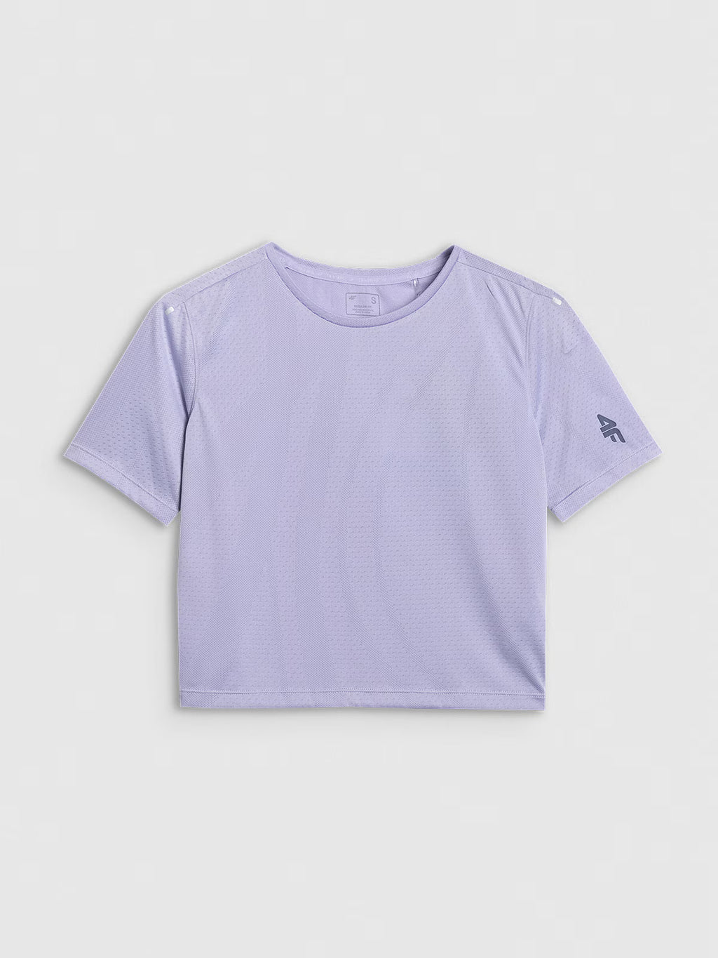 Koszulka treningowa crop-top szybkoschnąca damska