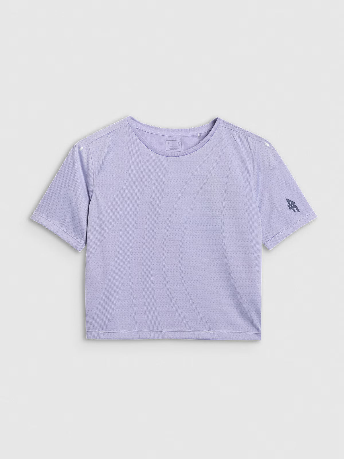 Koszulka treningowa crop-top szybkoschnąca damska
