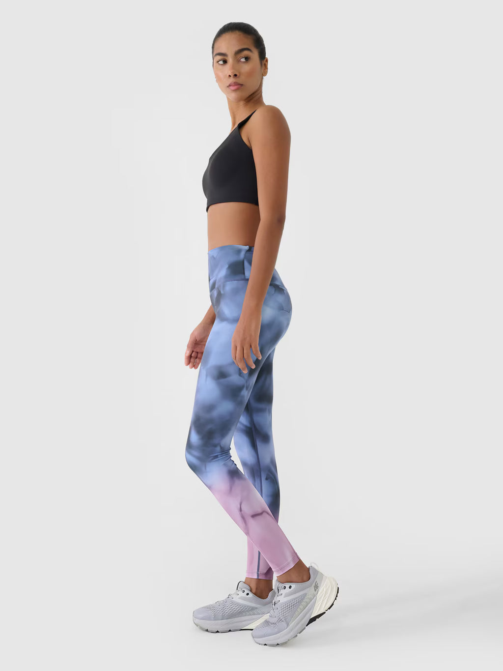 Legginsy treningowe z wysokim stanem damskie