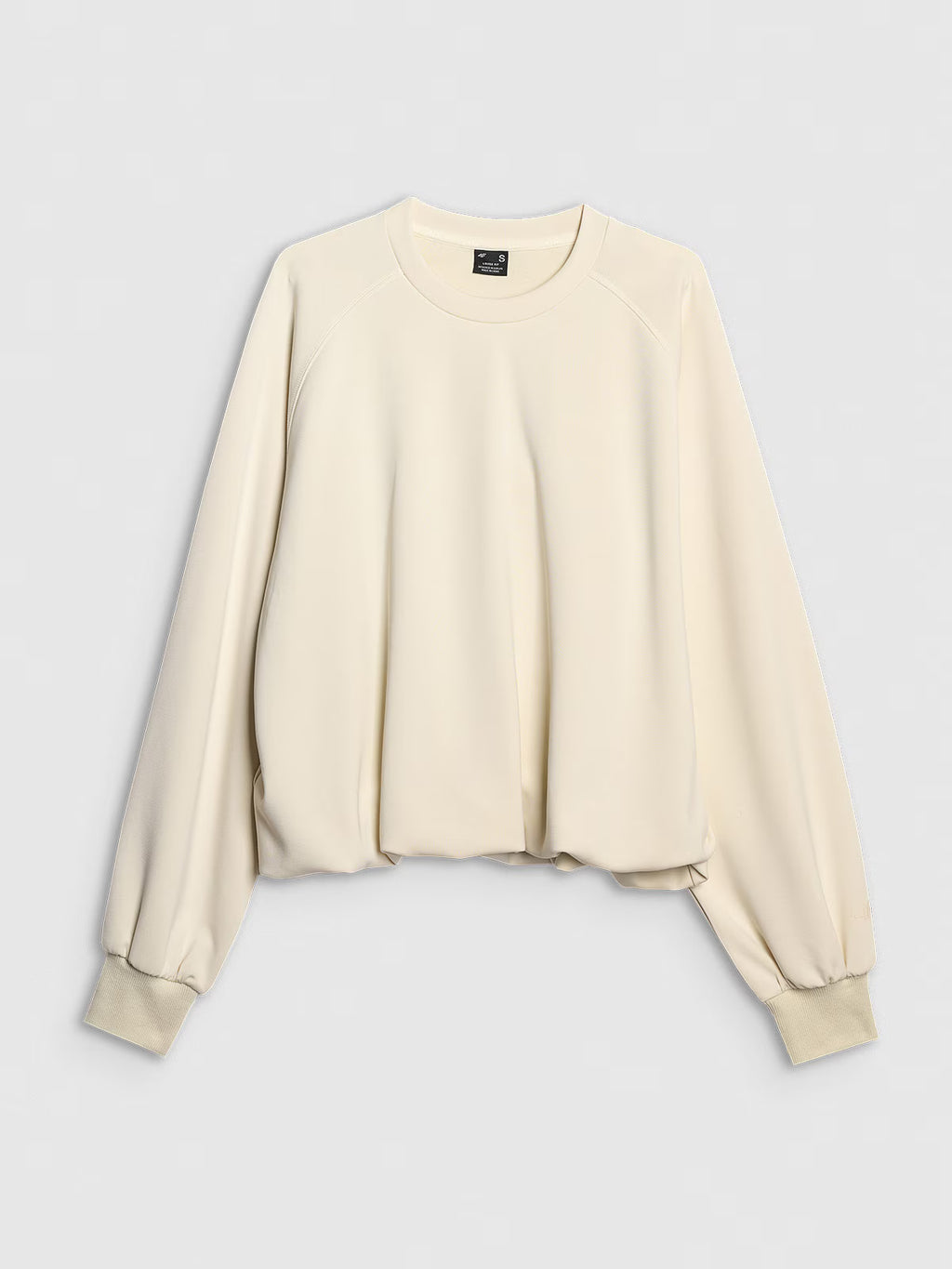 Bluza dresowa nierozpinana z modalem damska
