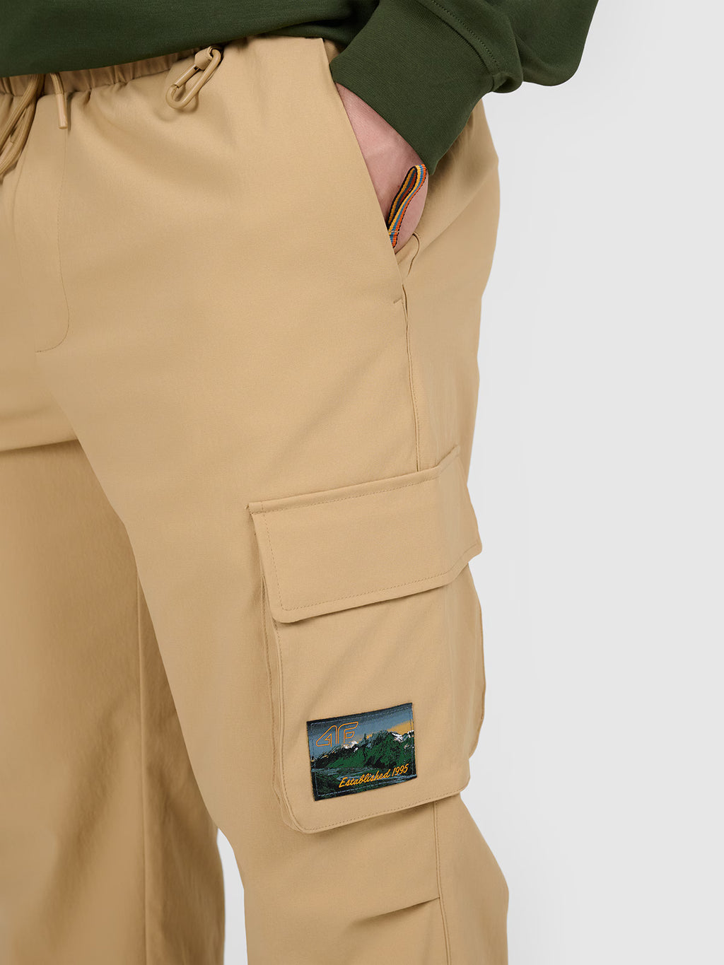 Spodnie casual cargo męskie