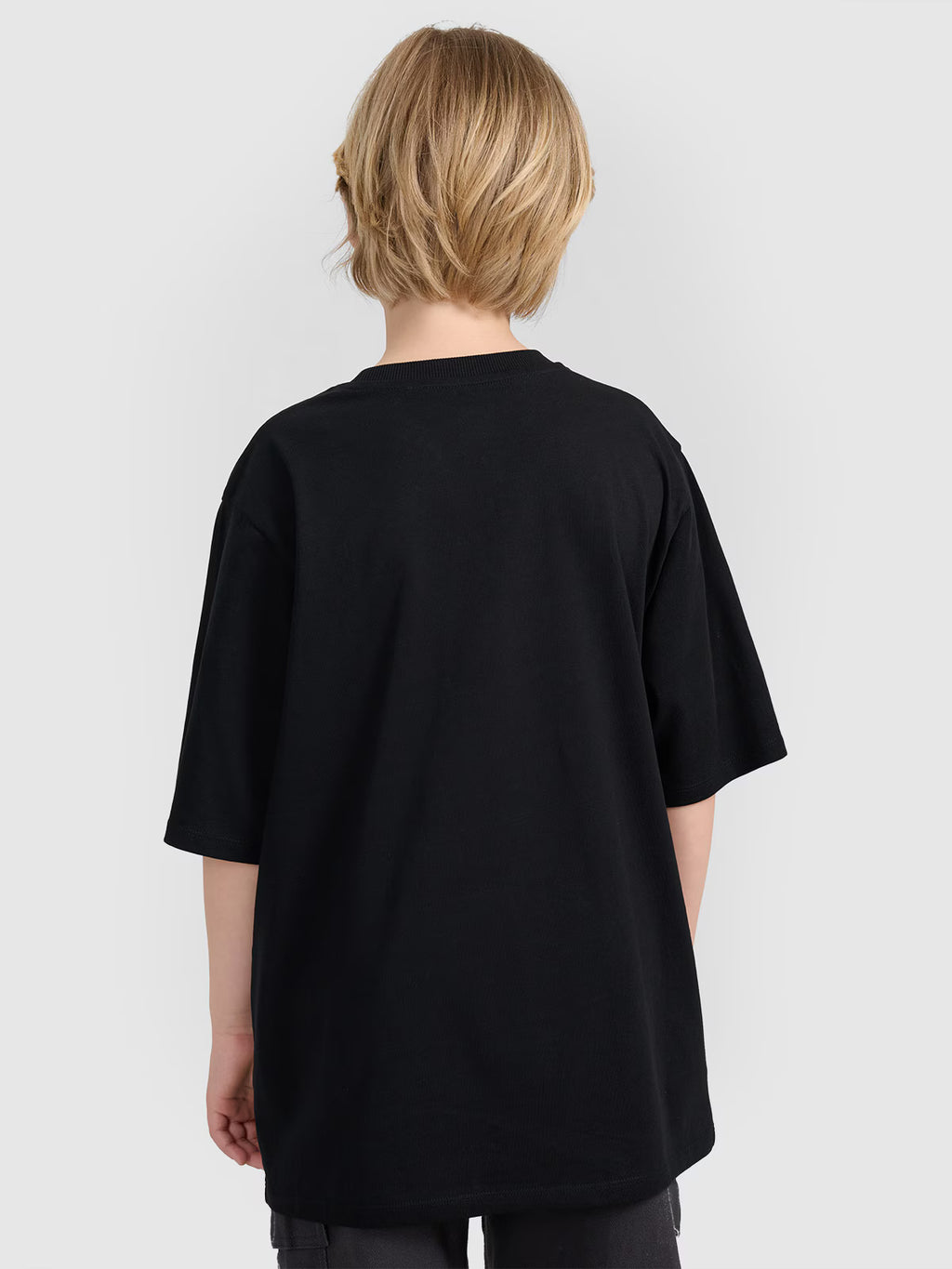T-shirt oversize z nadrukiem chłopięcy