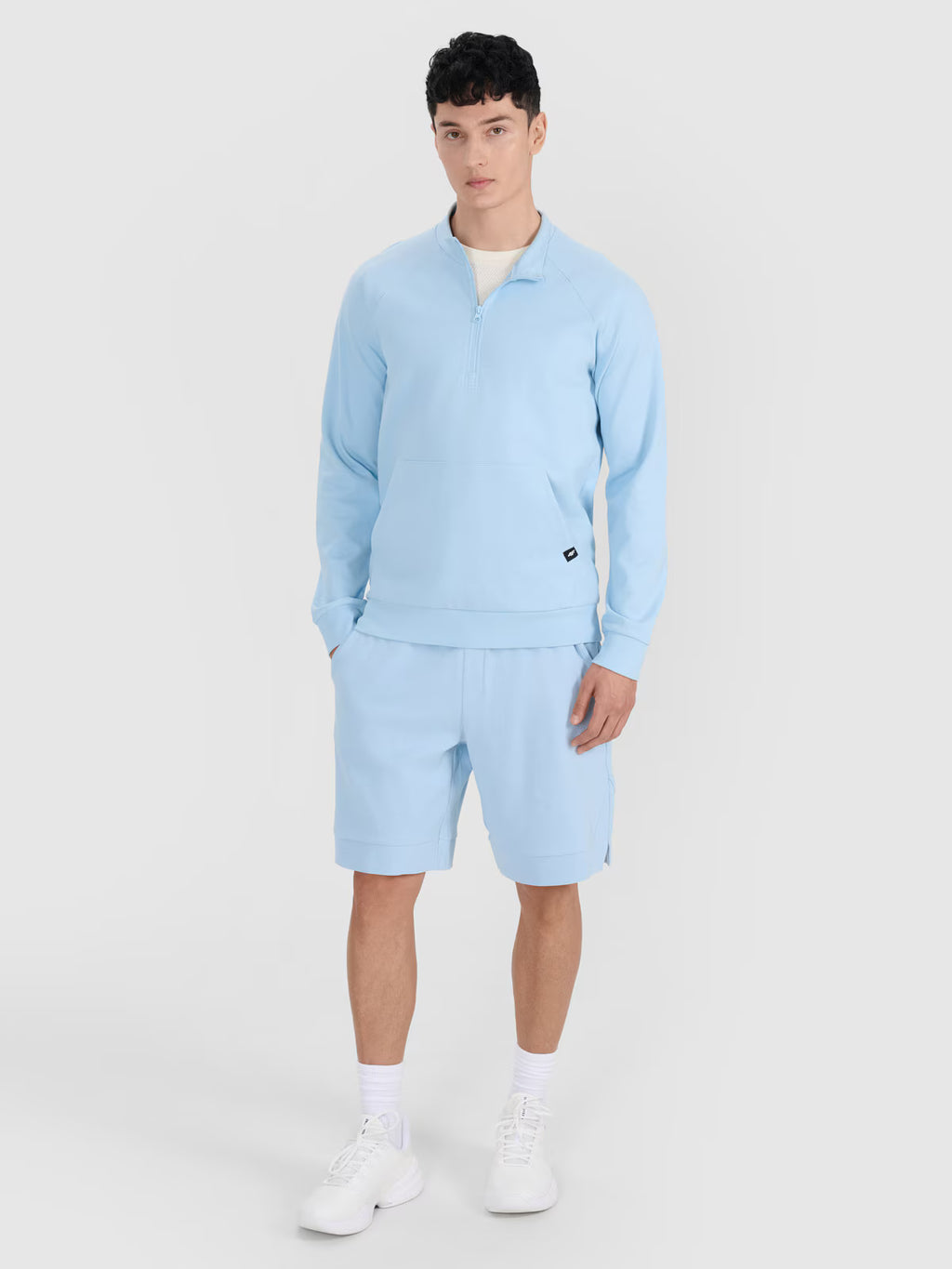 Bluza dresowa nierozpinana bez kaptura męska