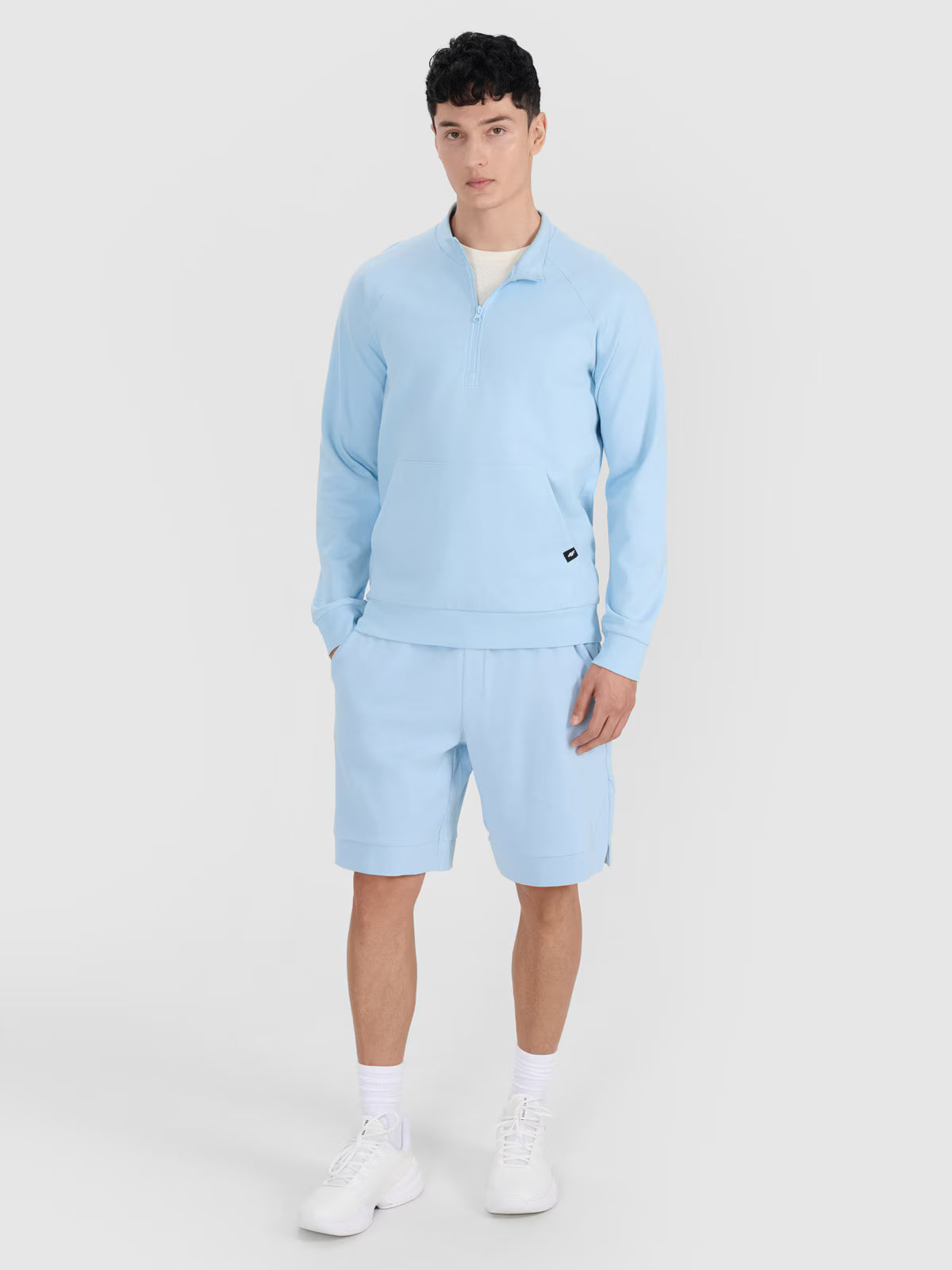 Bluza dresowa nierozpinana bez kaptura męska