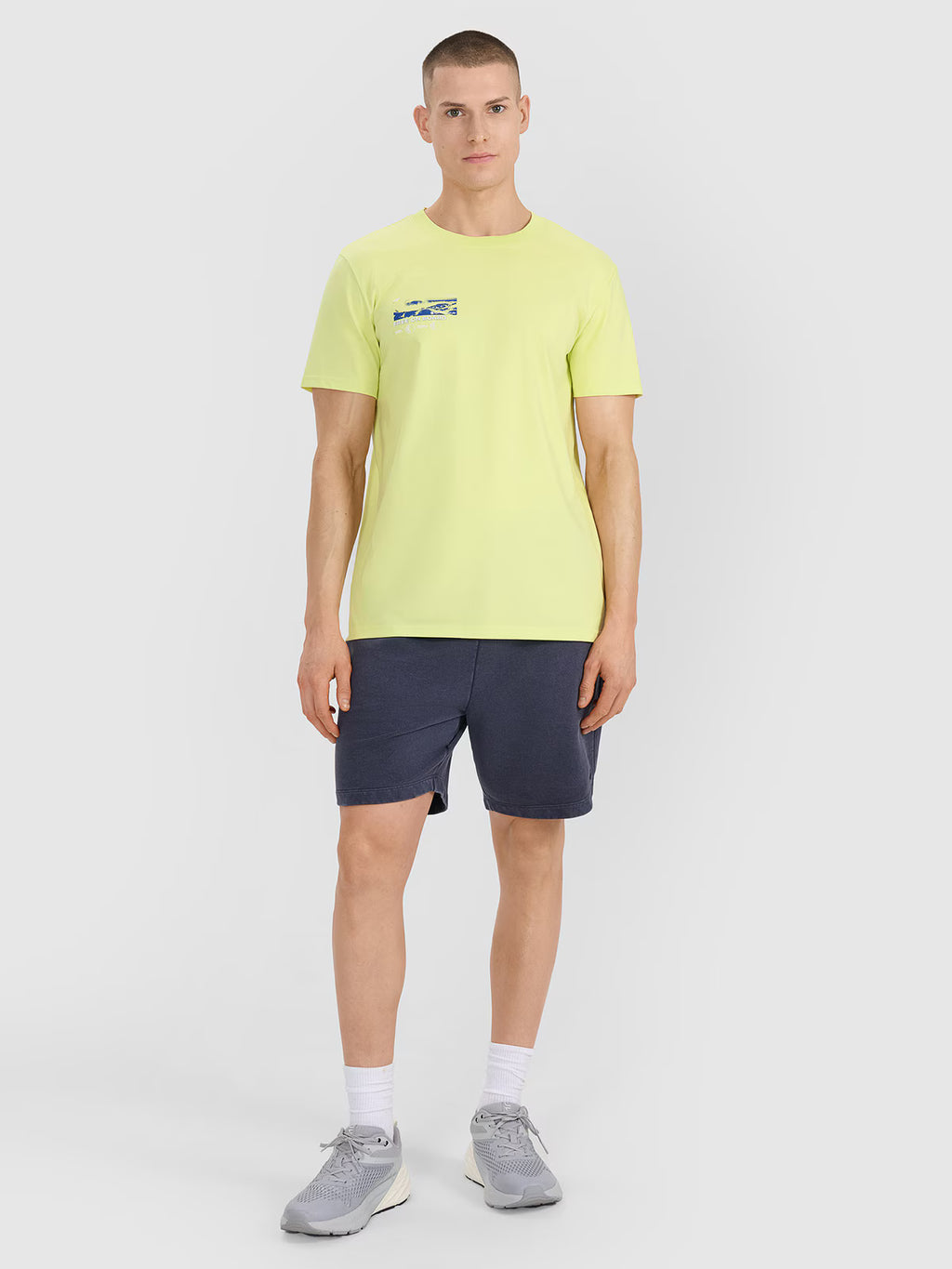 T-shirt regular z nadrukiem męski
