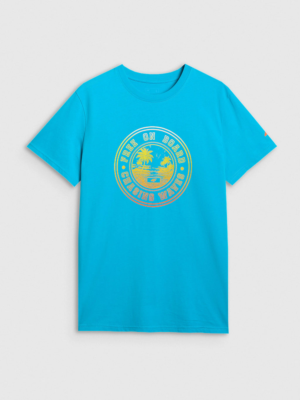 T-shirt regular z nadrukiem męski